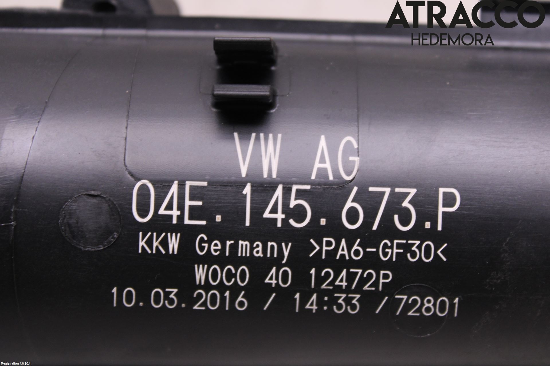 Volkswagen VW PASSAT 15-19 Laddluft-Intercoolerrör