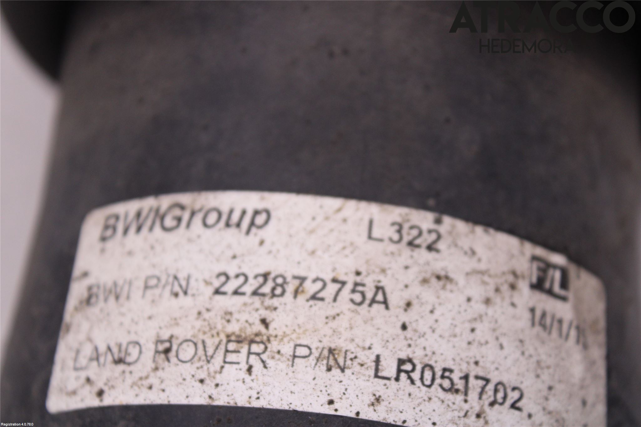 Landrover LAND ROVER RANGE ROVER L322 02-12 Fjäderben Fram Vänster
