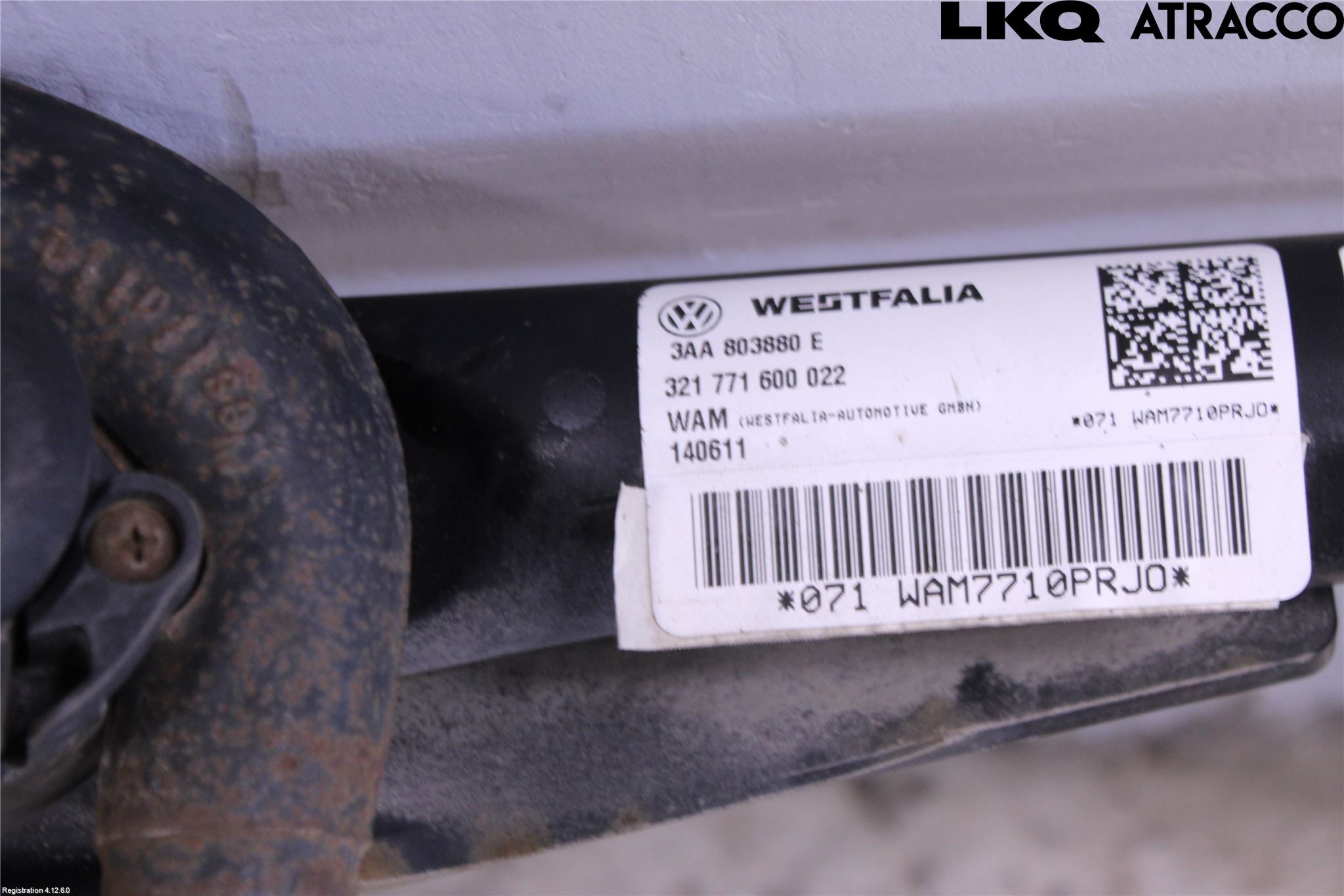 Volkswagen VW PASSAT 11-14 Dragkrok
