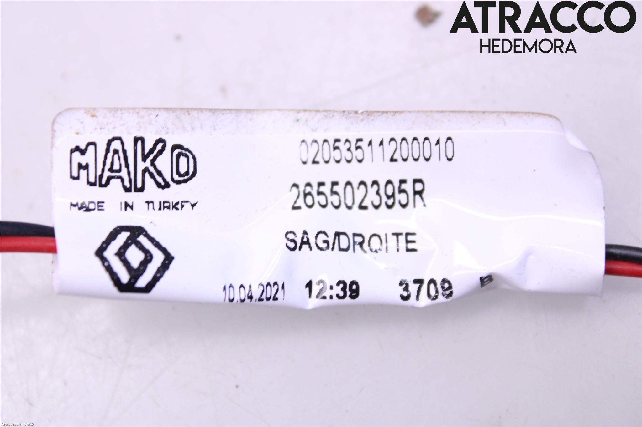 Renault CLIO IV 12-16 Bakljus Lucka Hö