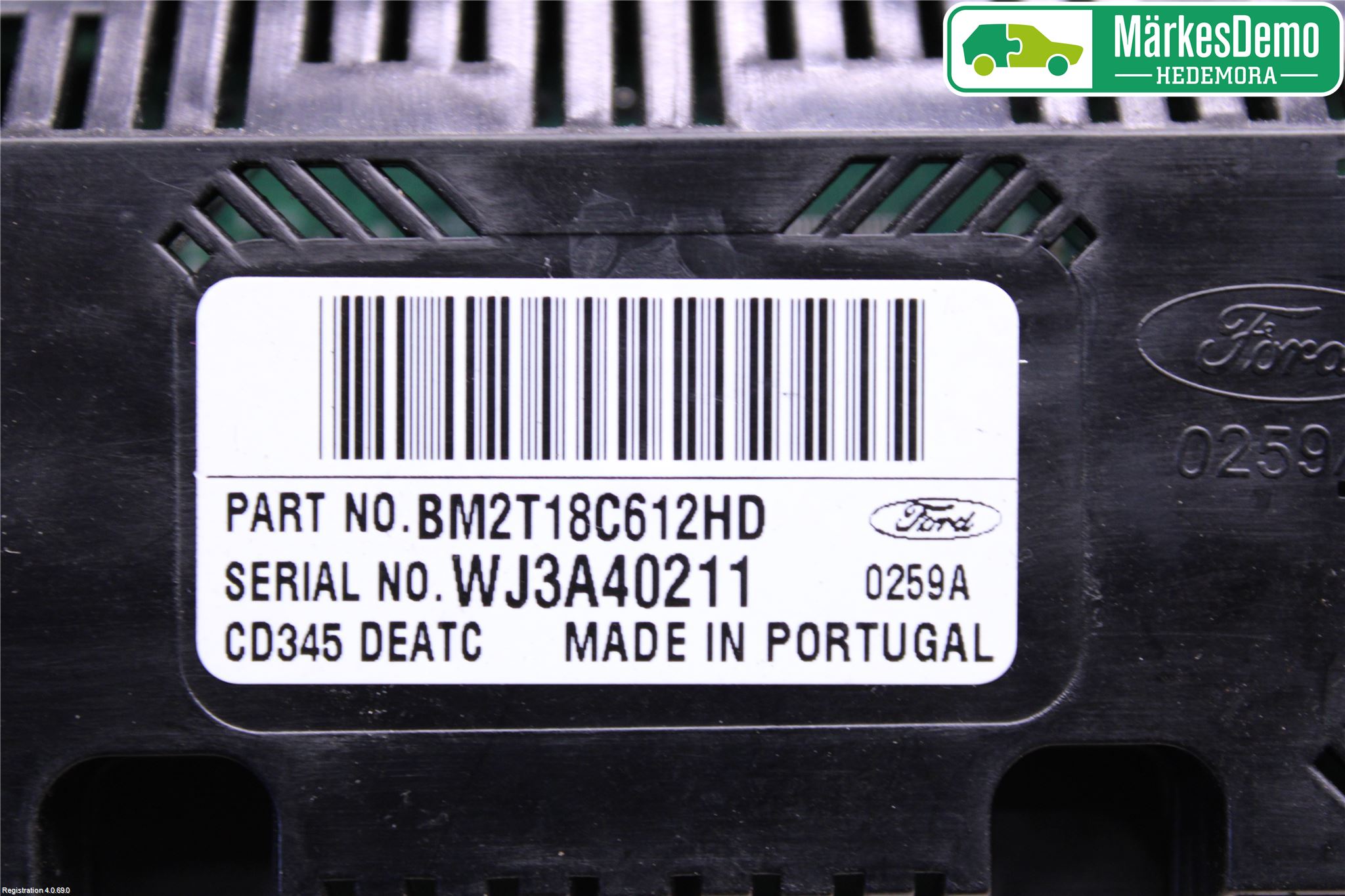 Ford MONDEO 07-15 Ac Styrenhet Ac Manöveren