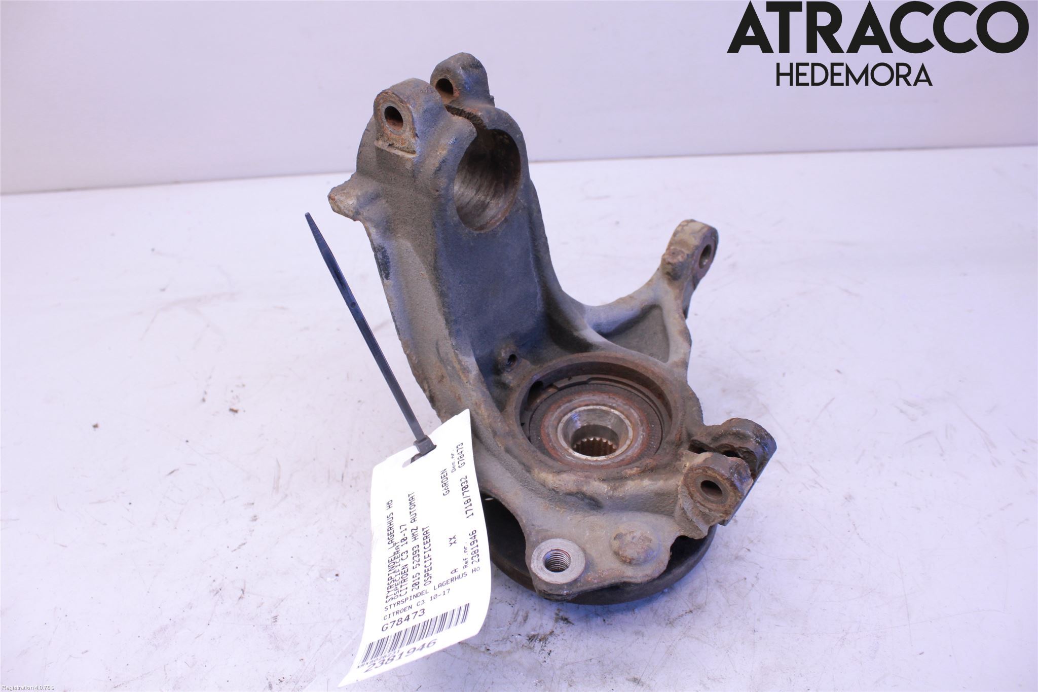 Citroen C3 10-17 Styrspindel Lagerhus Hö