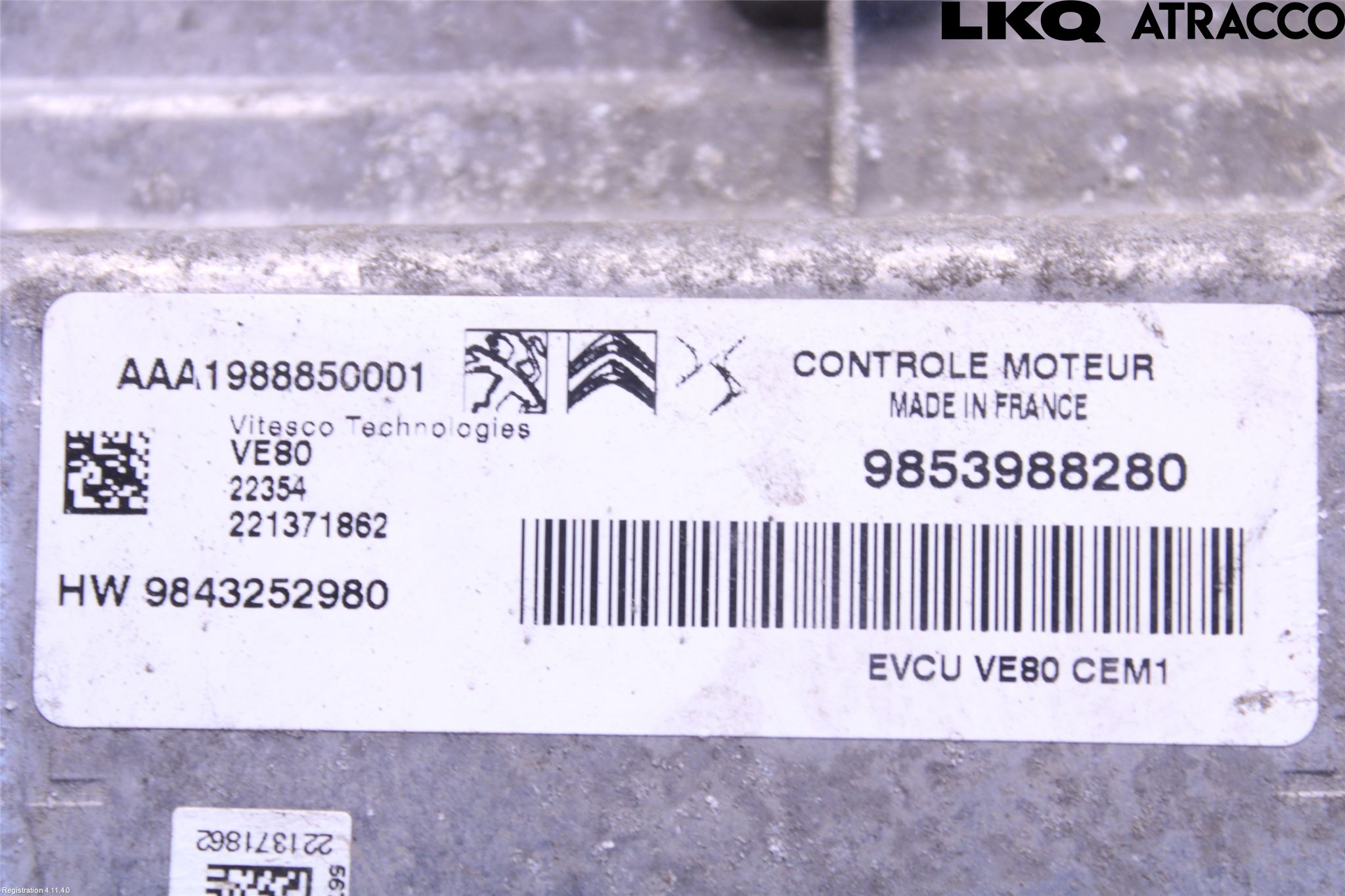 Toyota PROACE CITY VERSO 20- Styrenhet Insprut Bensin