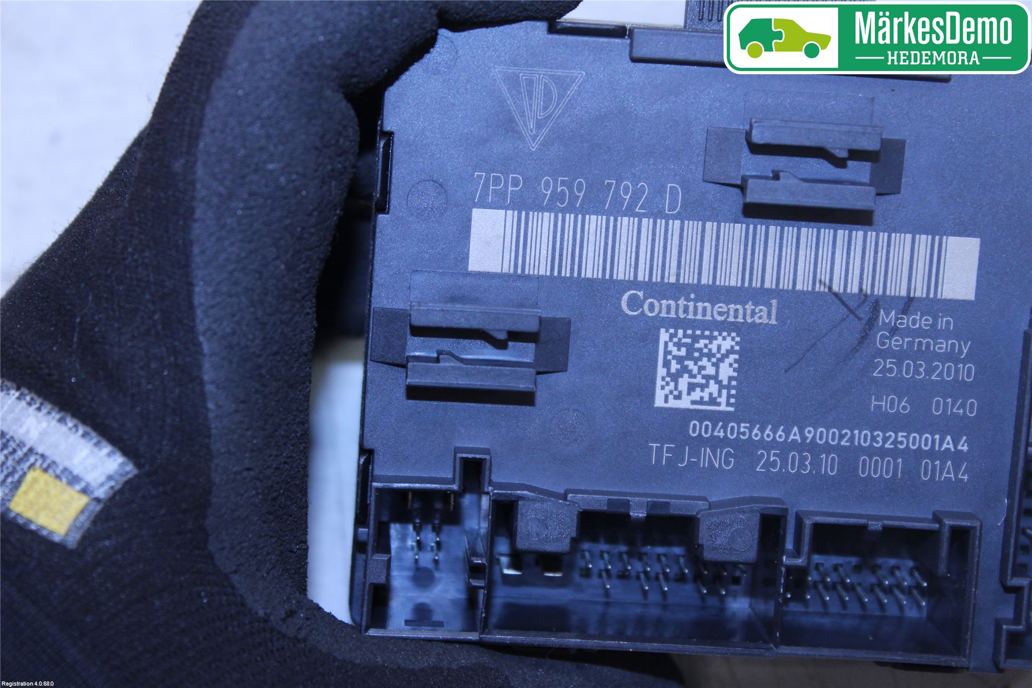 Porsche PANAMERA 09- Styrenhet Dörr