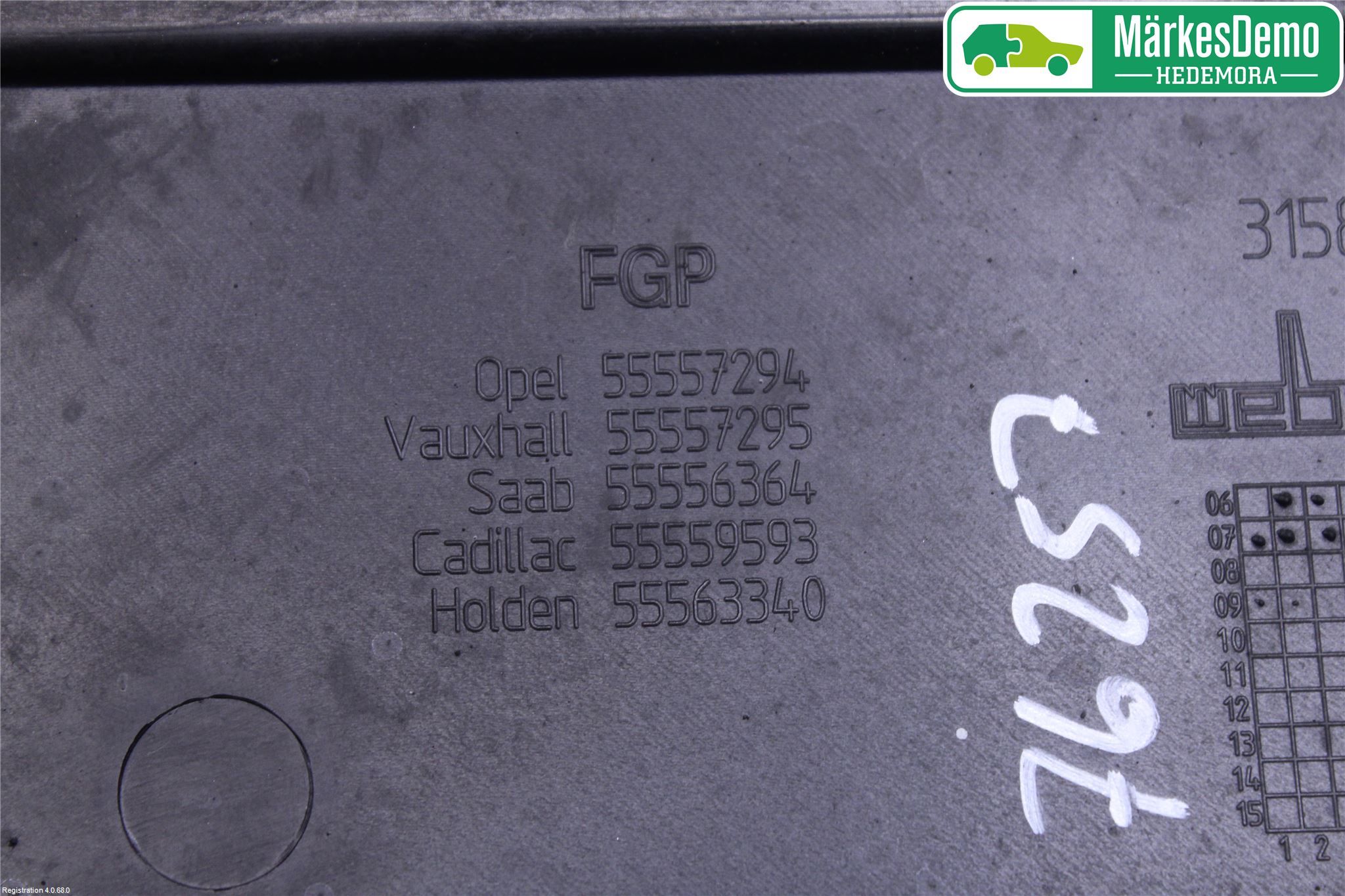 Cadillac BLS Motorkåpa