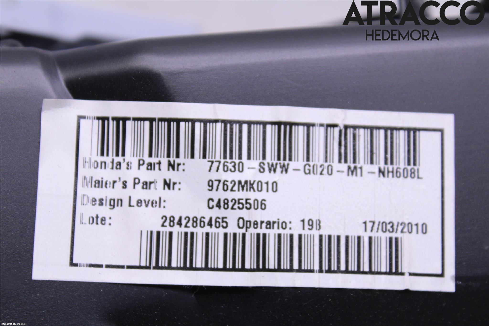 Honda CR-V 07-12 Defrosterkanal-Munstycke