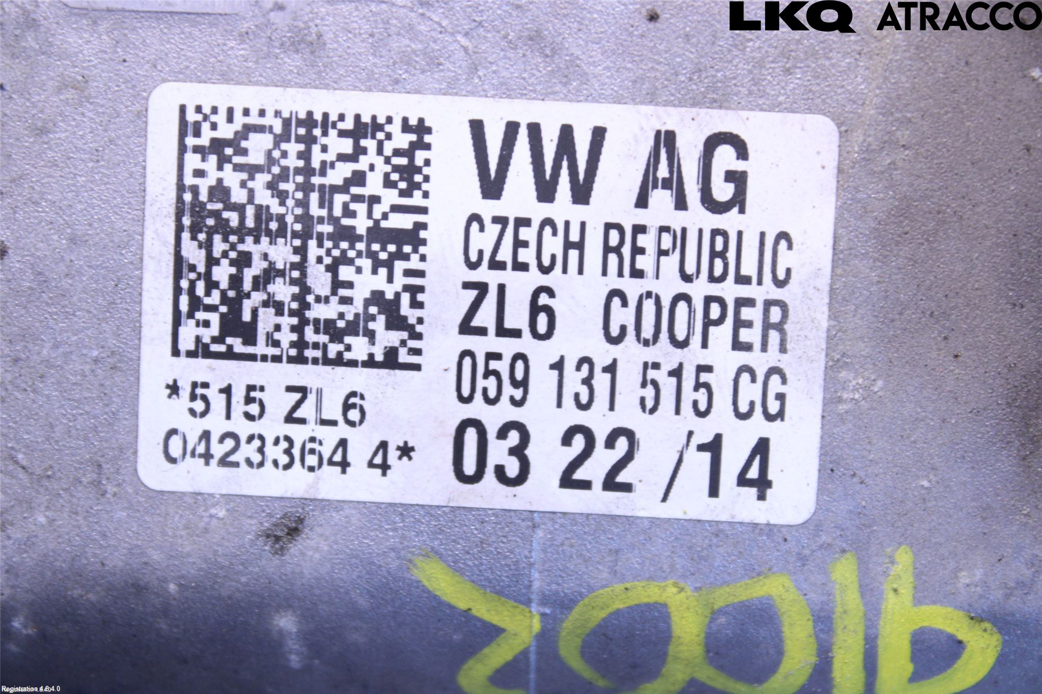 Audi A6 ALLROAD 12-18 Avgaskylare