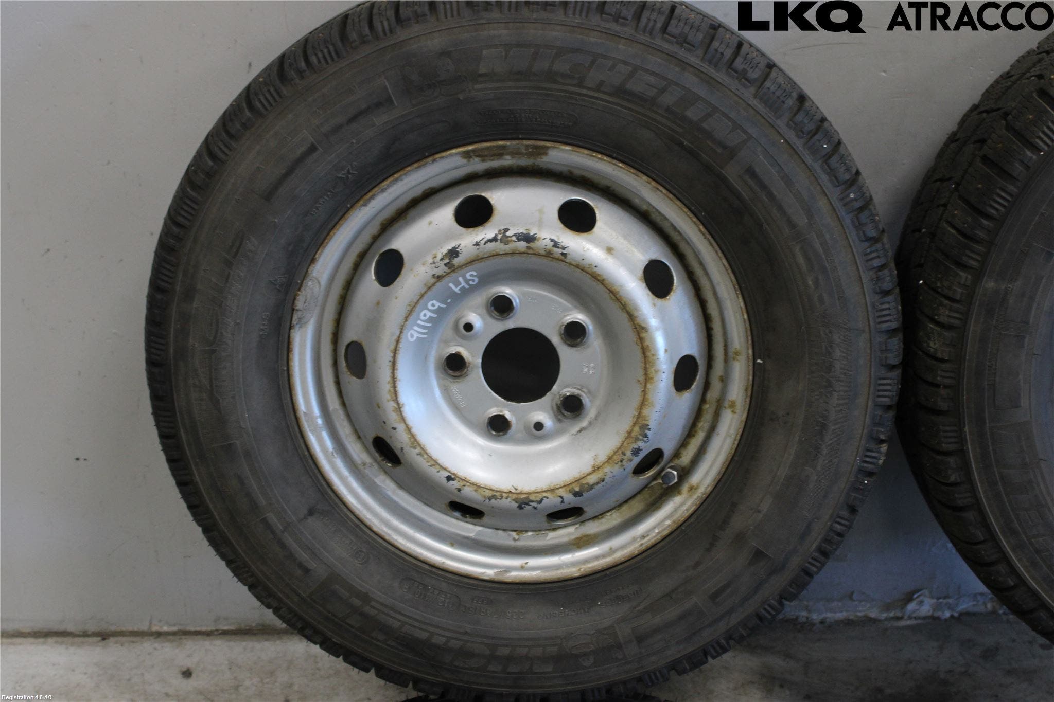 Fiat DUCATO 02-06 Vinterdäck Plåtfälg 4St