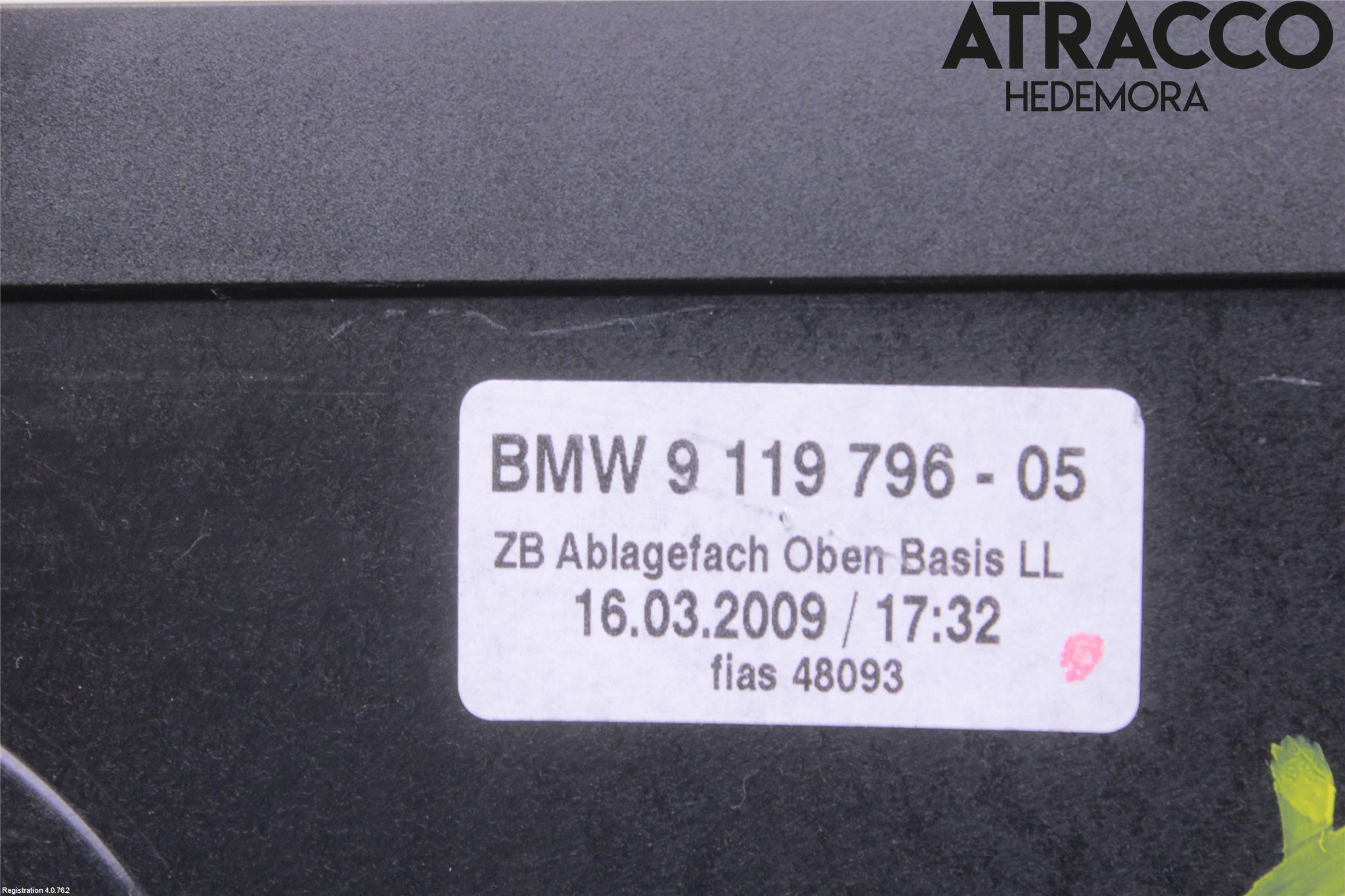 BMW 7 F01/02/03/04 09-15 Instrumentbräda Förvaringsfack
