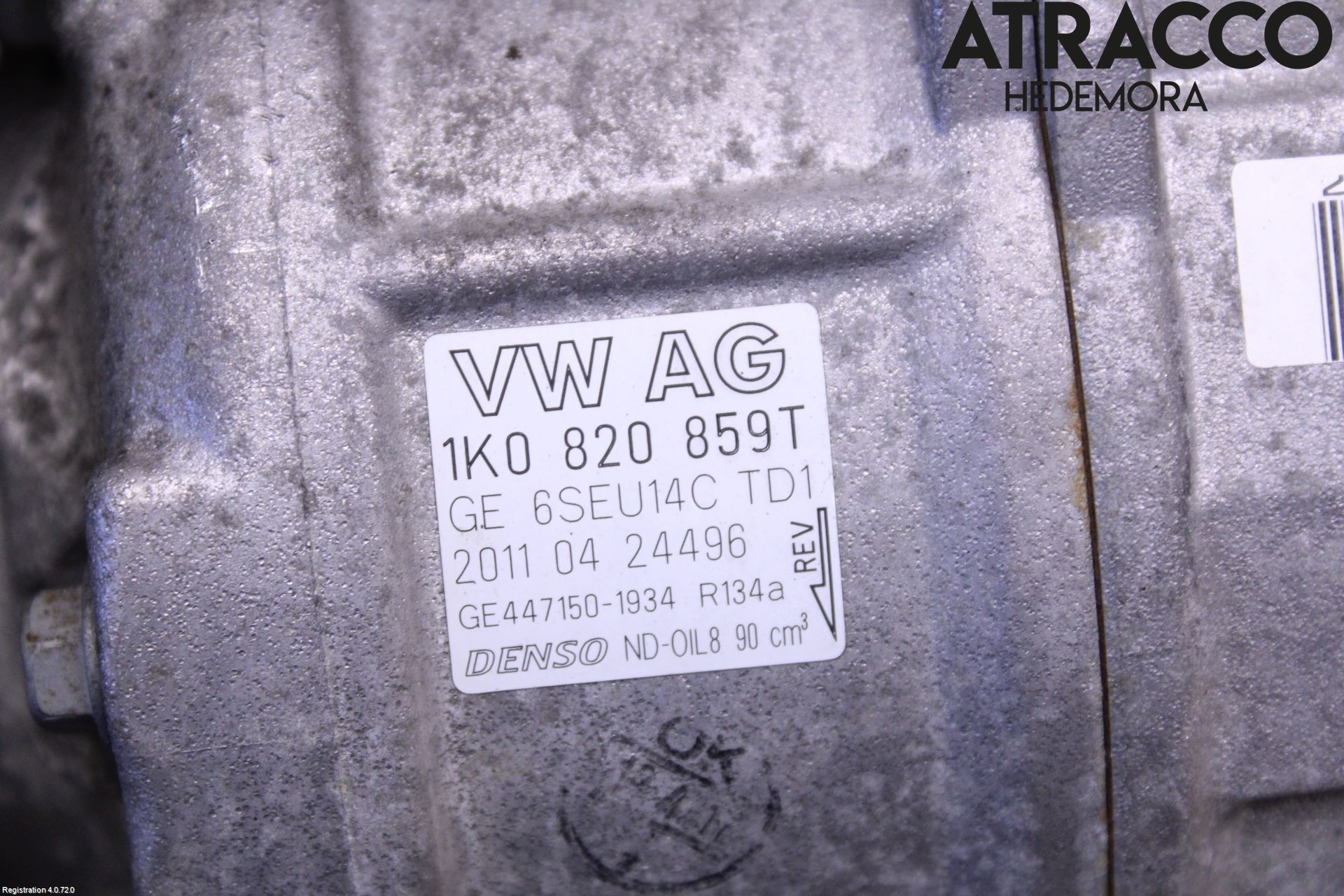 Volkswagen VW GOLF VI 09-13 Ac Kompressor