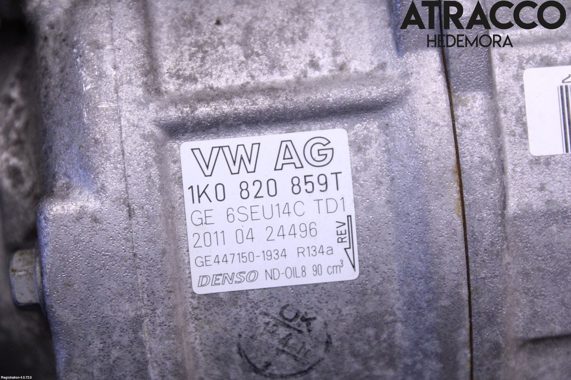 Volkswagen VW GOLF VI 09-13 Ac Kompressor