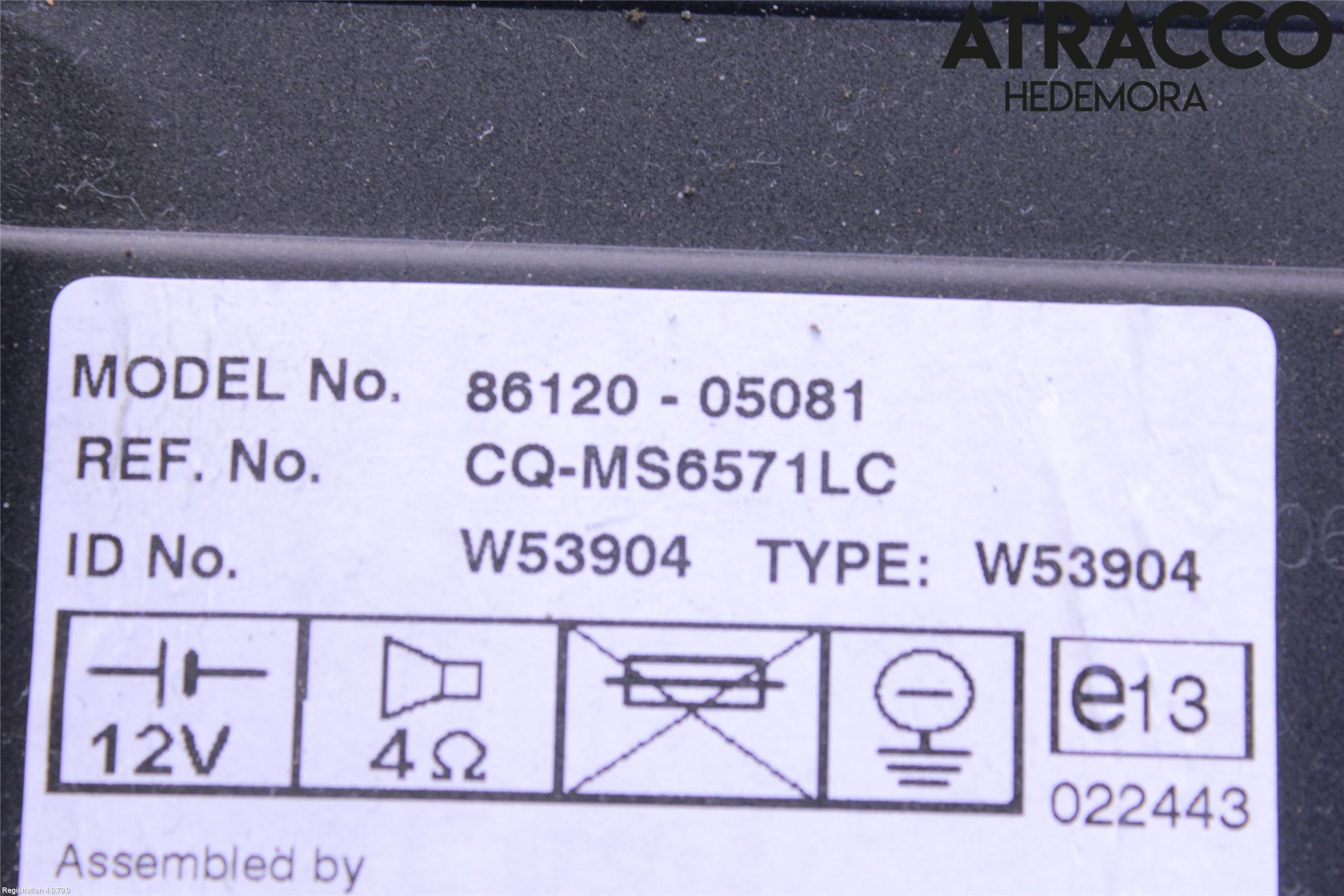 Toyota AVENSIS 03-06 Cd Radio - Multimediapanel