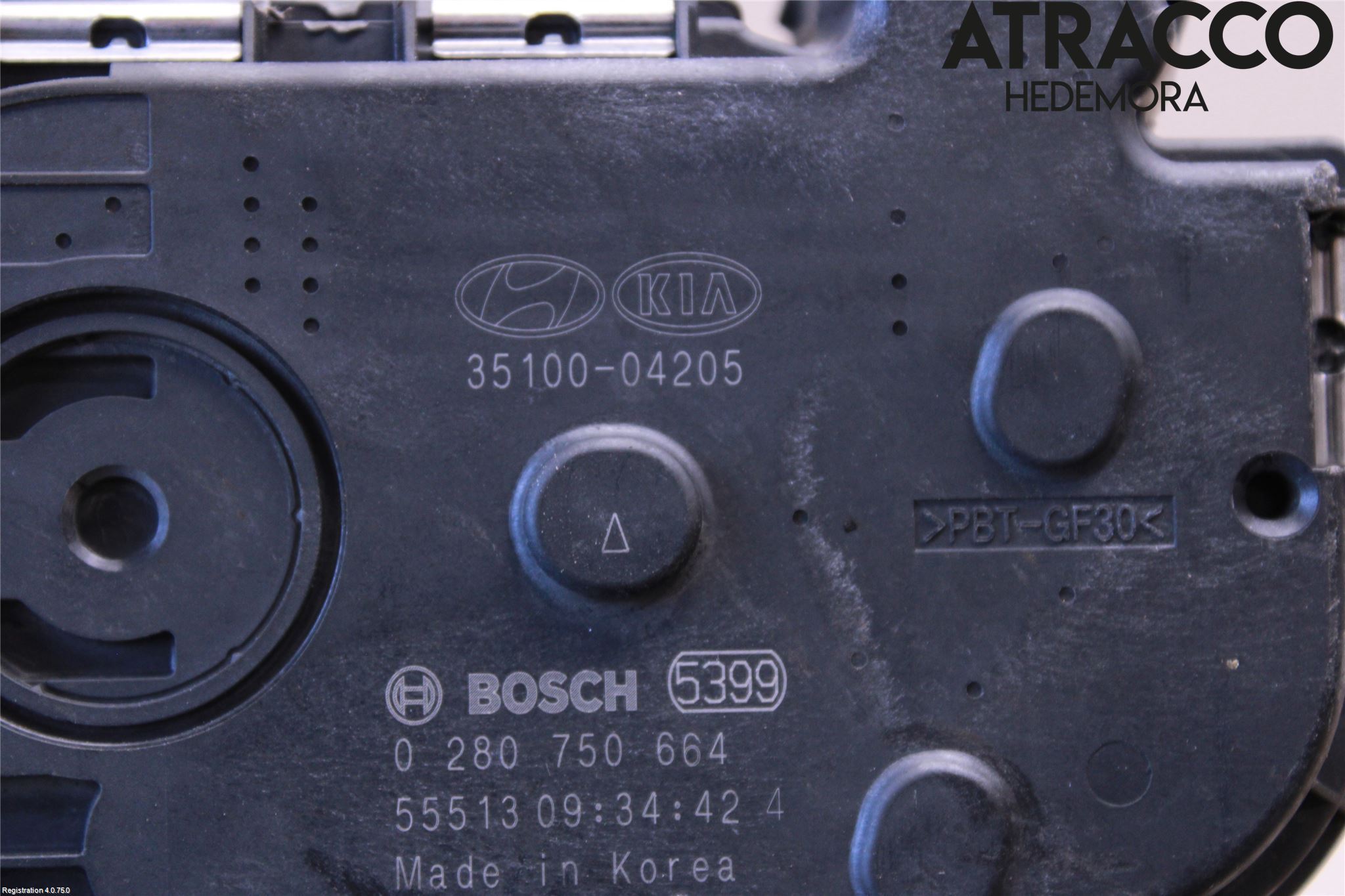 Kia PICANTO 12-17 Injspjällhus