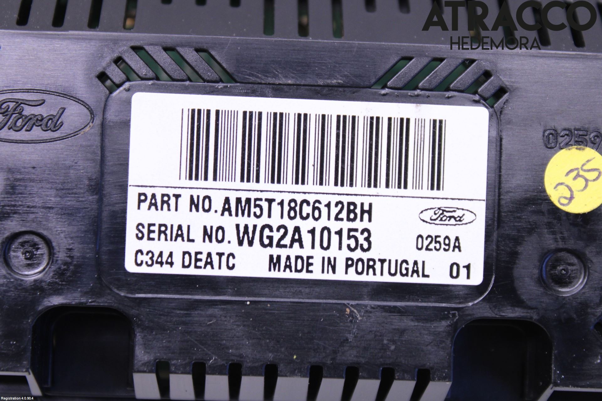 Ford C-MAX II  11-14 Ac Styrenhet Ac Manöveren