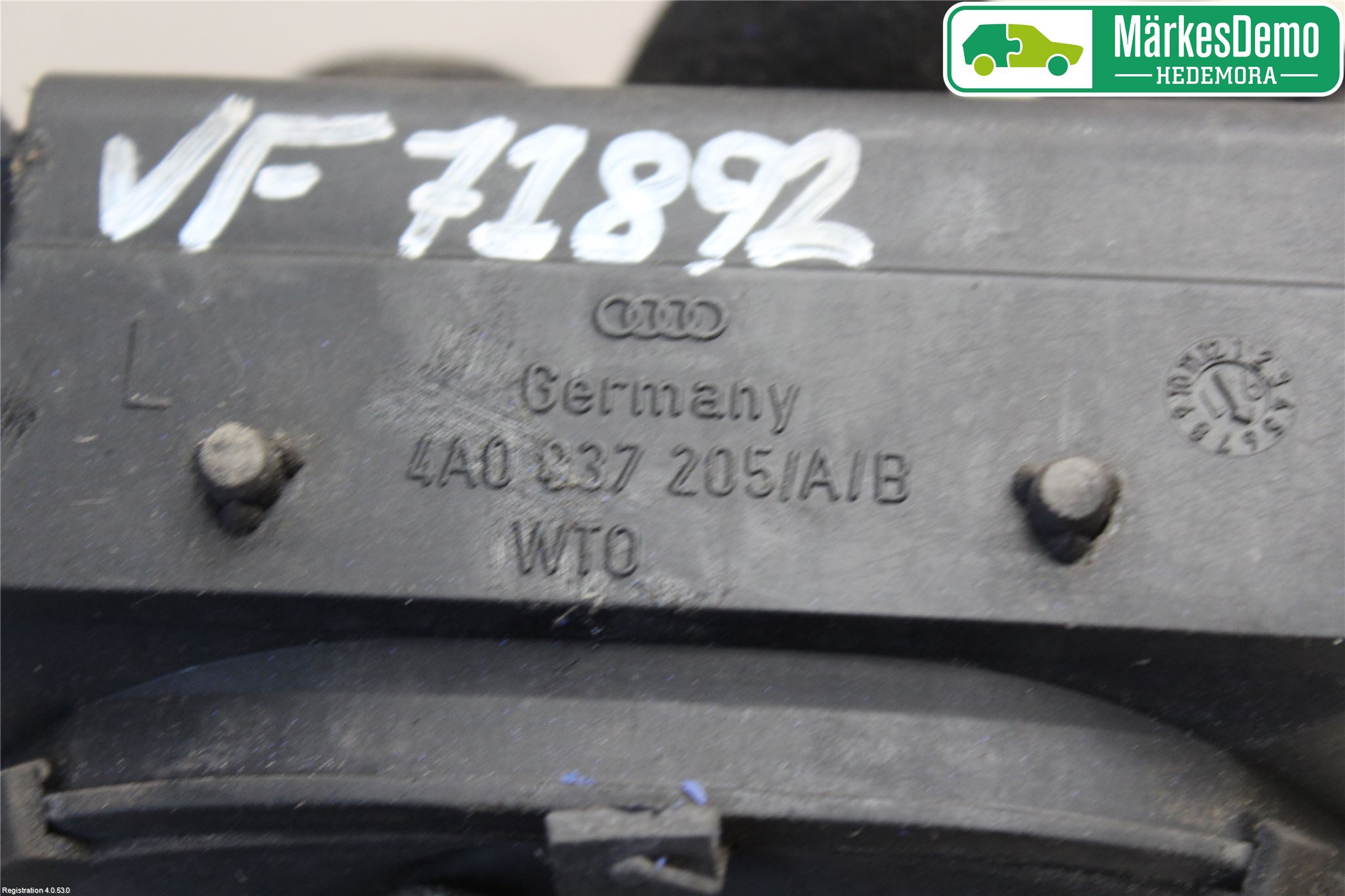 Audi COUPÉ CABRIOLET Dörrhandtag Yttre Vä