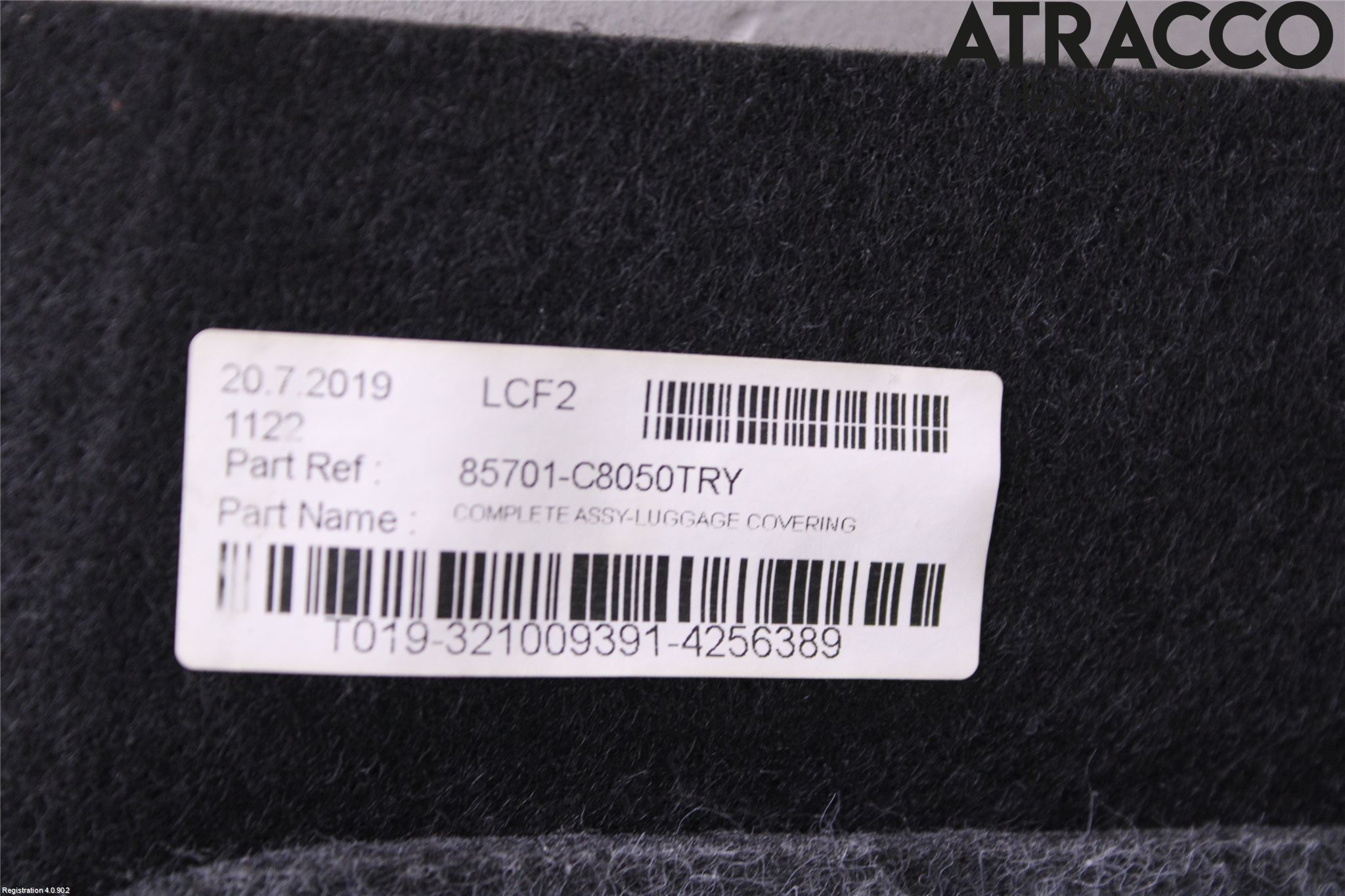 Hyundai i20 GB 15-20 Inrbagagerumklädsel-Golv