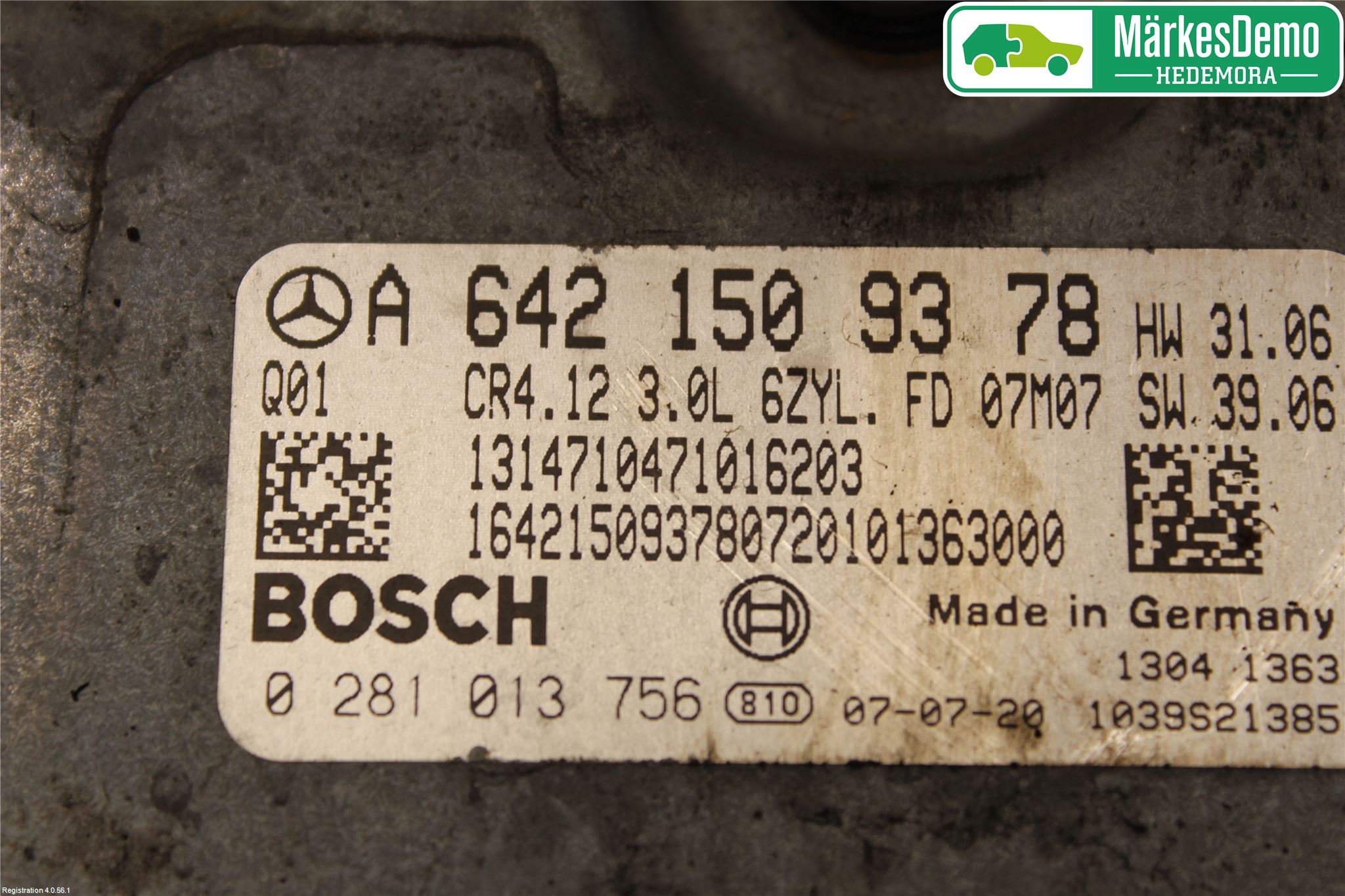 Mercedes-Benz MB ML (W164) 05-11 Styrenhet Insprut Bensin