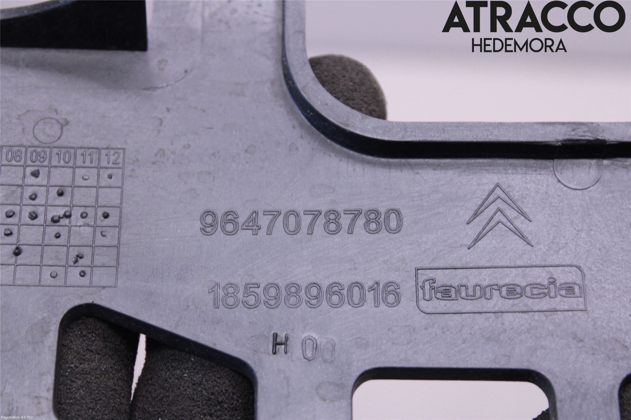 Citroen C6 Stötfångarfäste Bak Vä