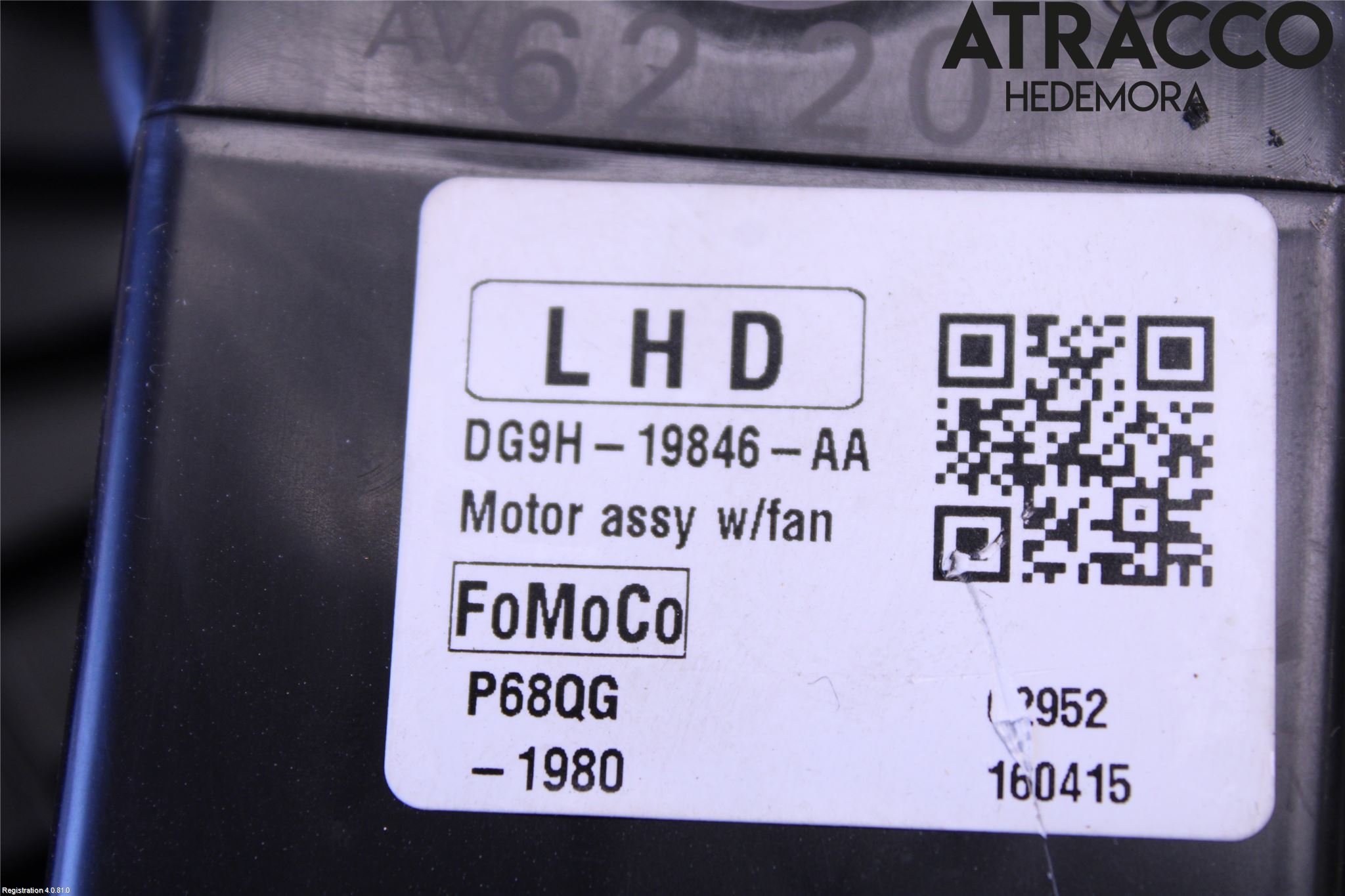 Ford MONDEO 15-22 Ac Värmefläkt