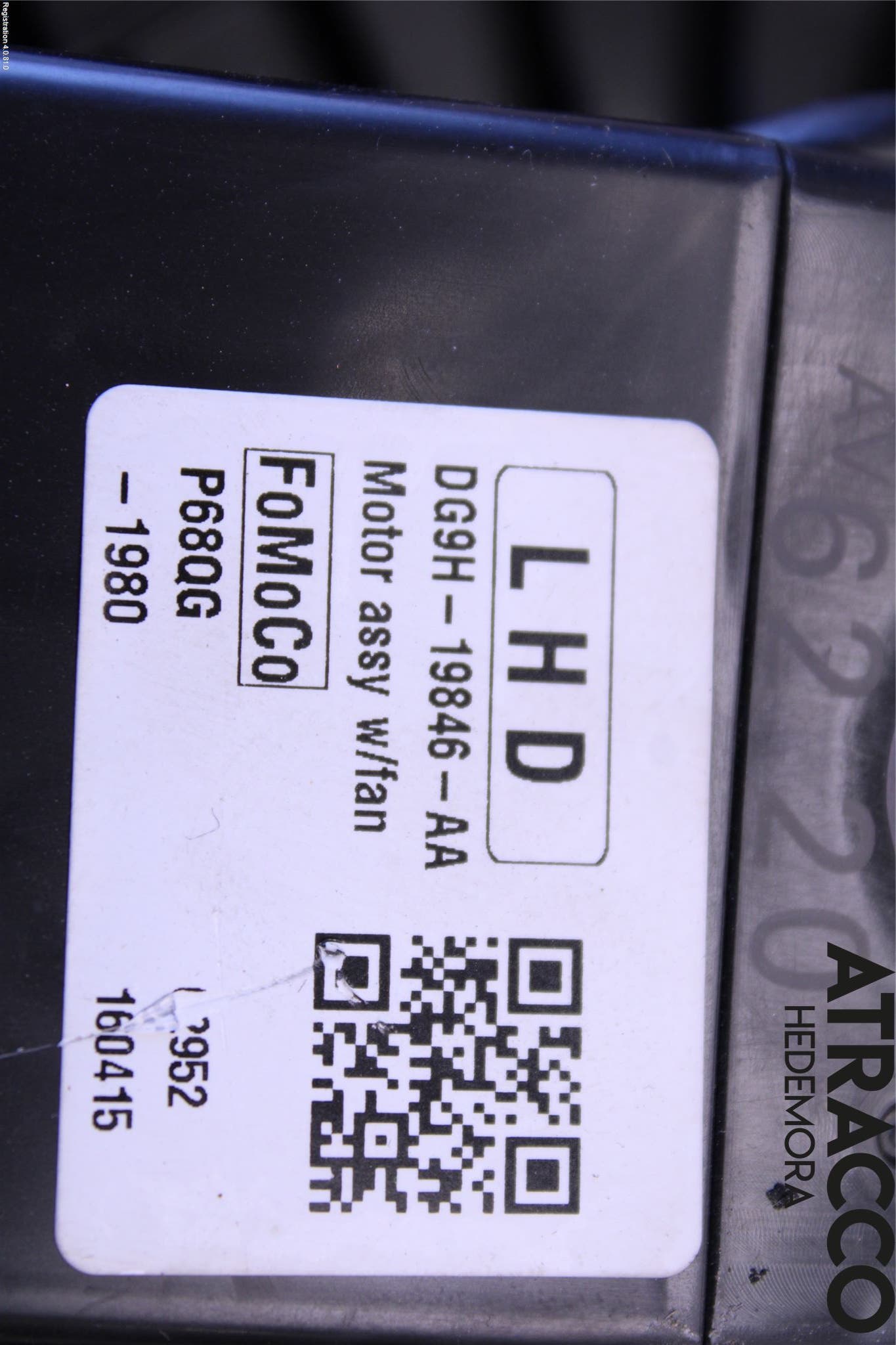 Ford MONDEO 15-22 Ac Värmefläkt