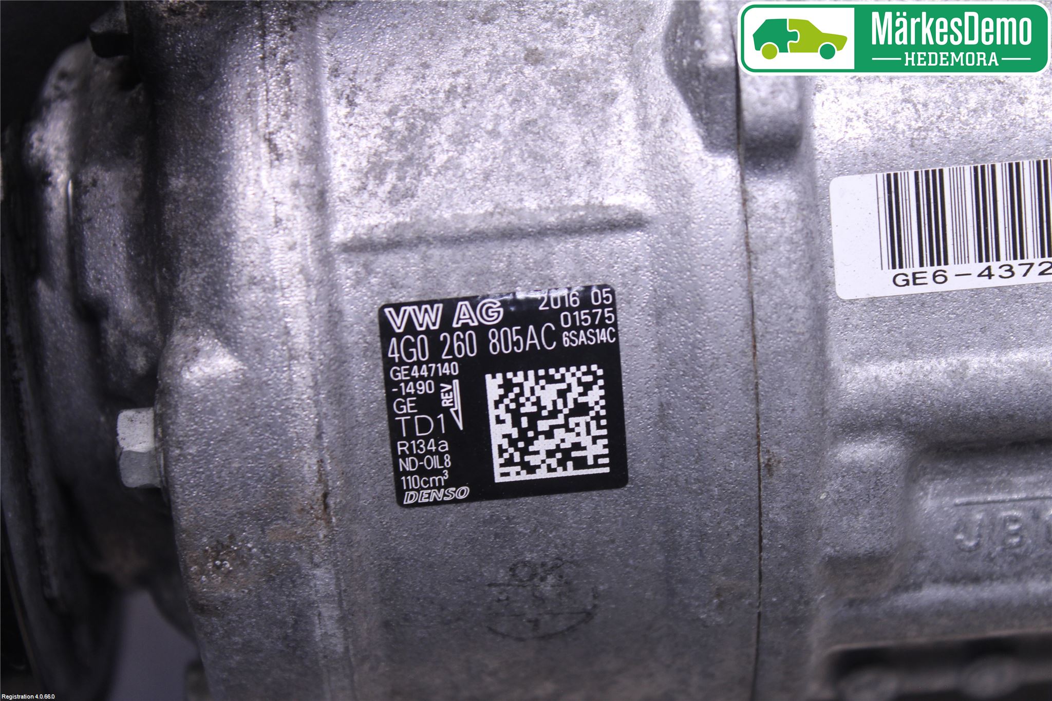 Audi A6/S6 4G 11-18 Ac Kompressor