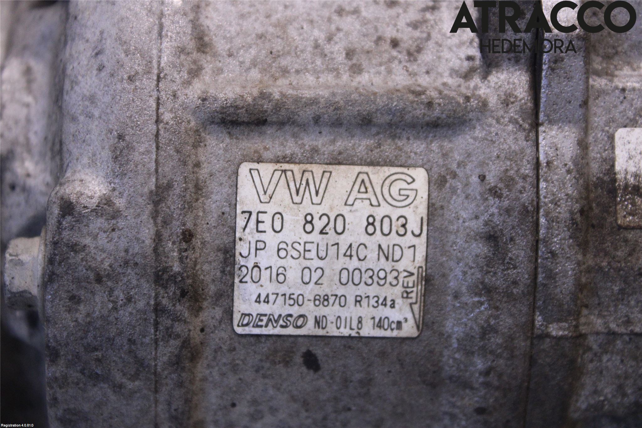 Volkswagen VW AMAROK 2H 10-22 Ac Kompressor