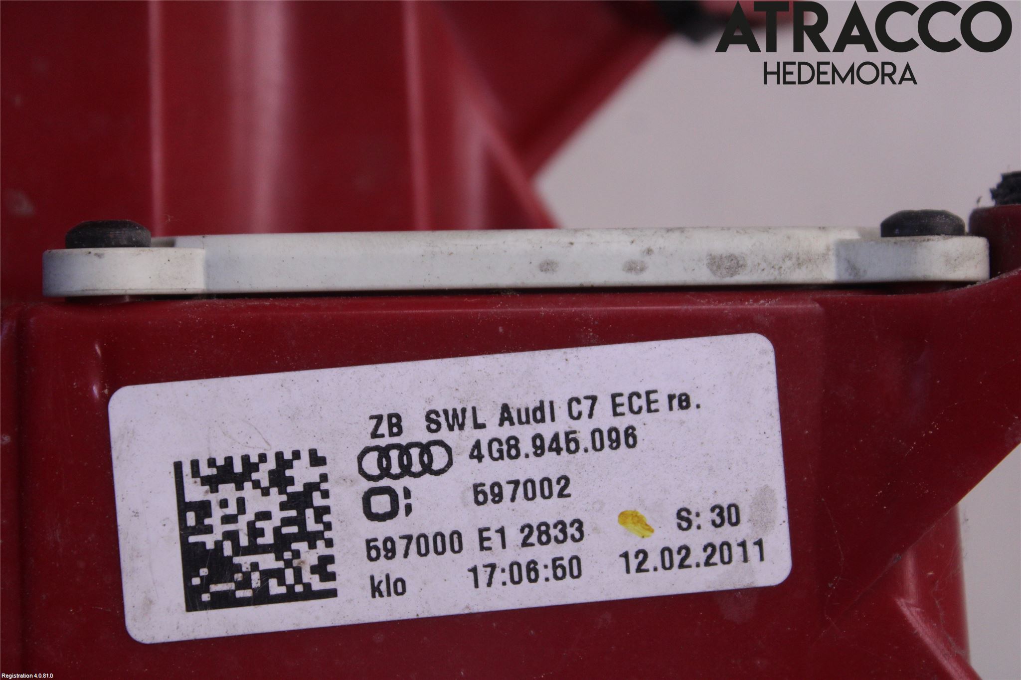 Audi A7/S7 4G 11-17 Bakljus Höger