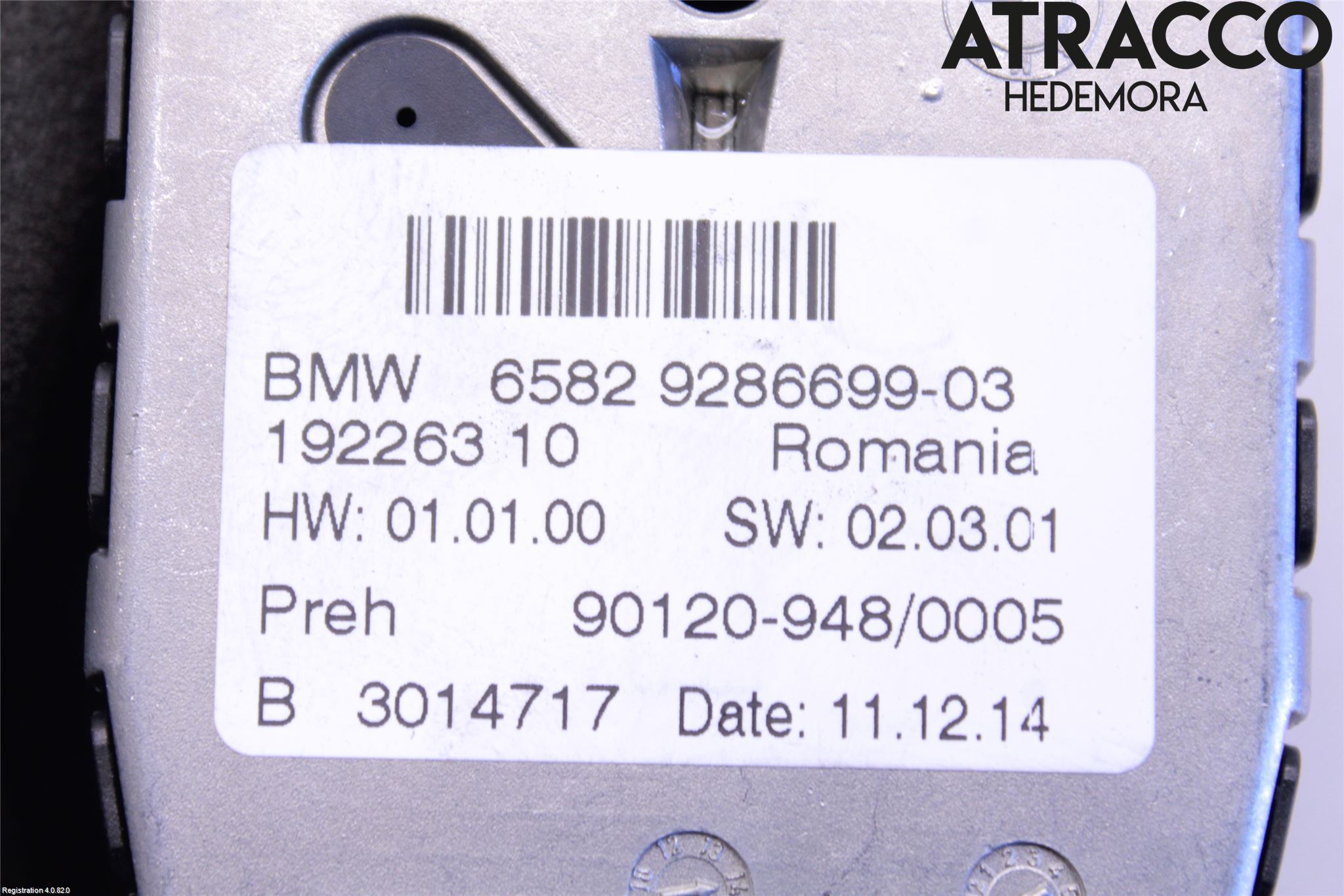 BMW 5 F10/F11/F18 09-17 Strömställare Färddator