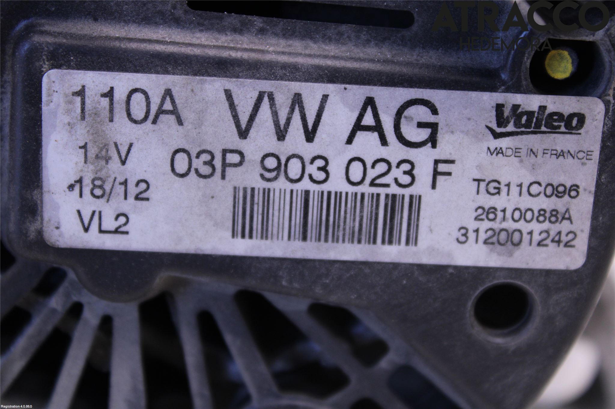 Skoda ROOMSTER Generator