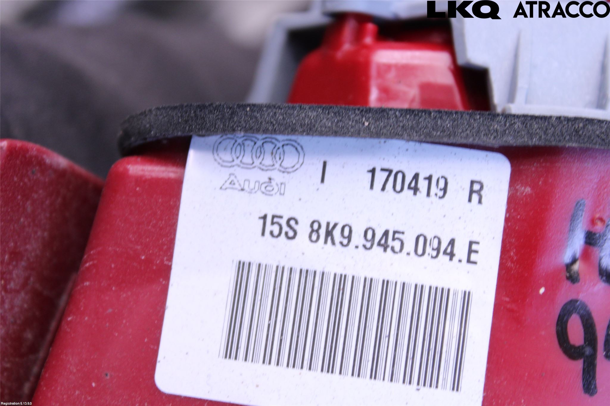 Audi A4 12-15 Bakljus Lucka Hö