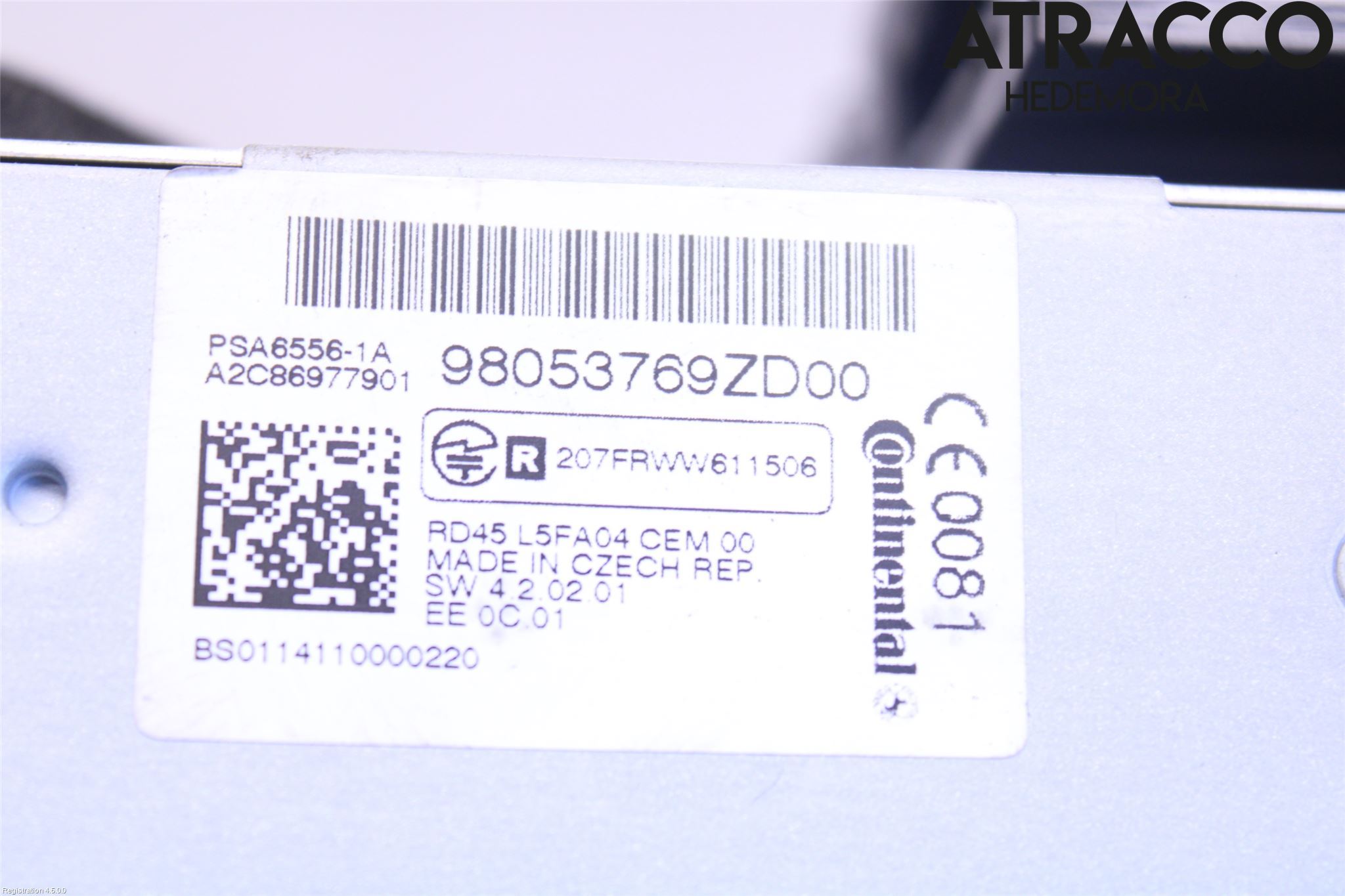 Citroen C5 08-17 Cd Radio - Multimediapanel