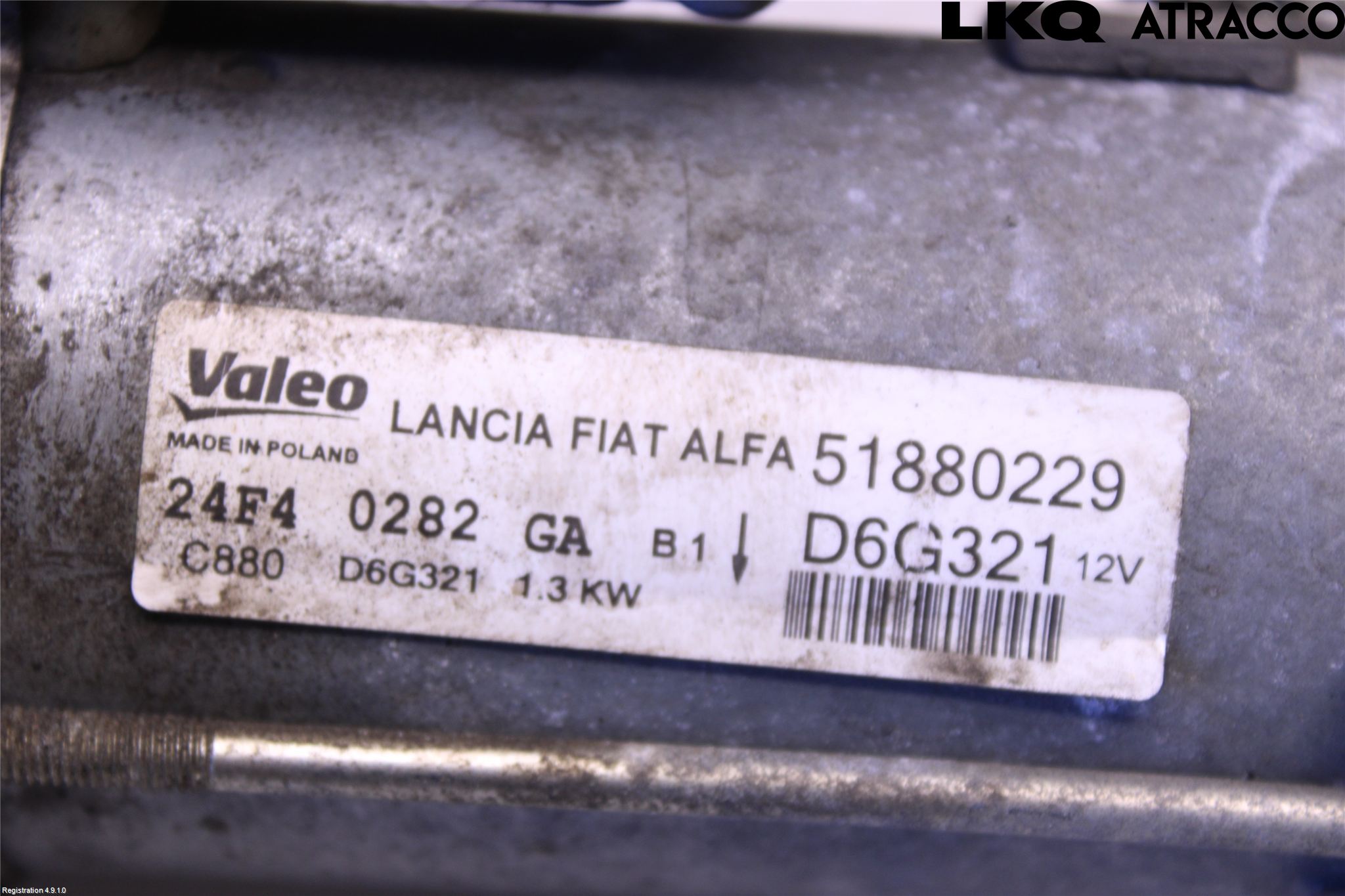 Opel COMBO D 12-18 Startmotor Diesel