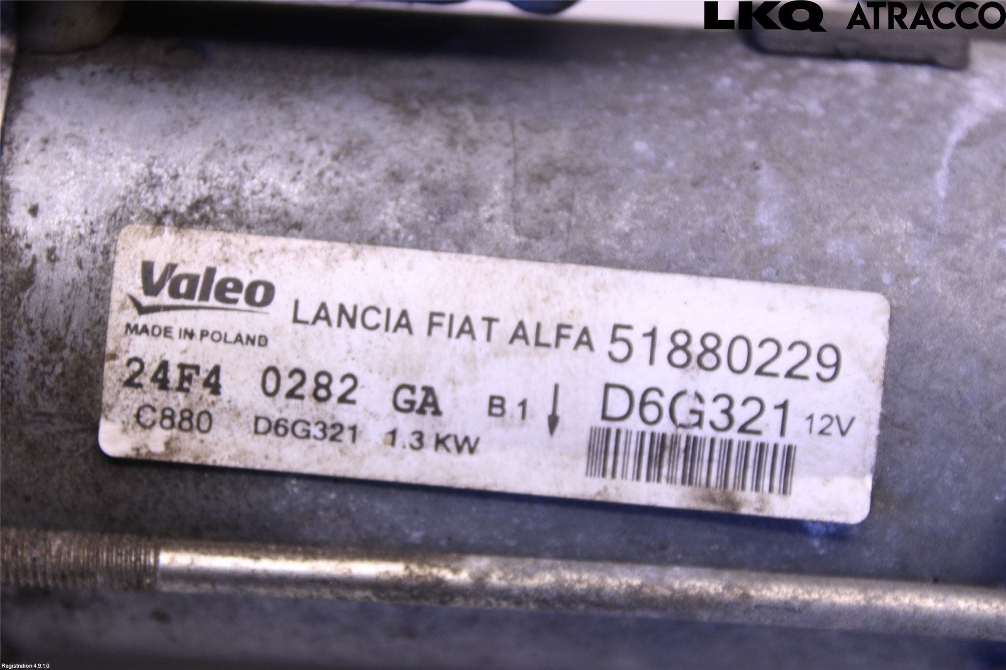 Opel COMBO D 12-18 Startmotor Diesel