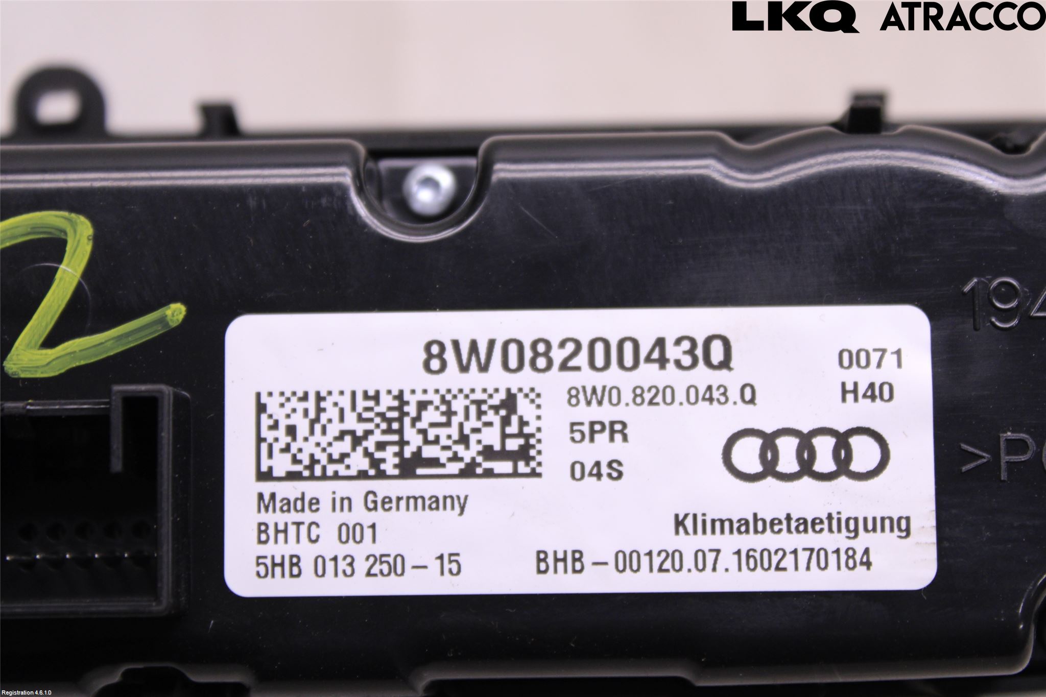 Audi A4/S4 B9 16-19 Ac Styrenhet Ac Manöveren