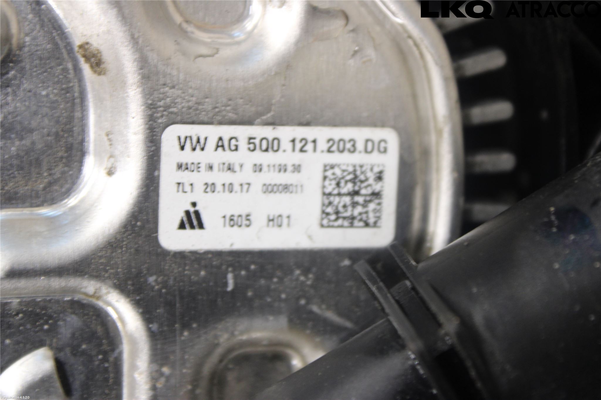Volkswagen VW PASSAT 15-19 Kylfläkt El