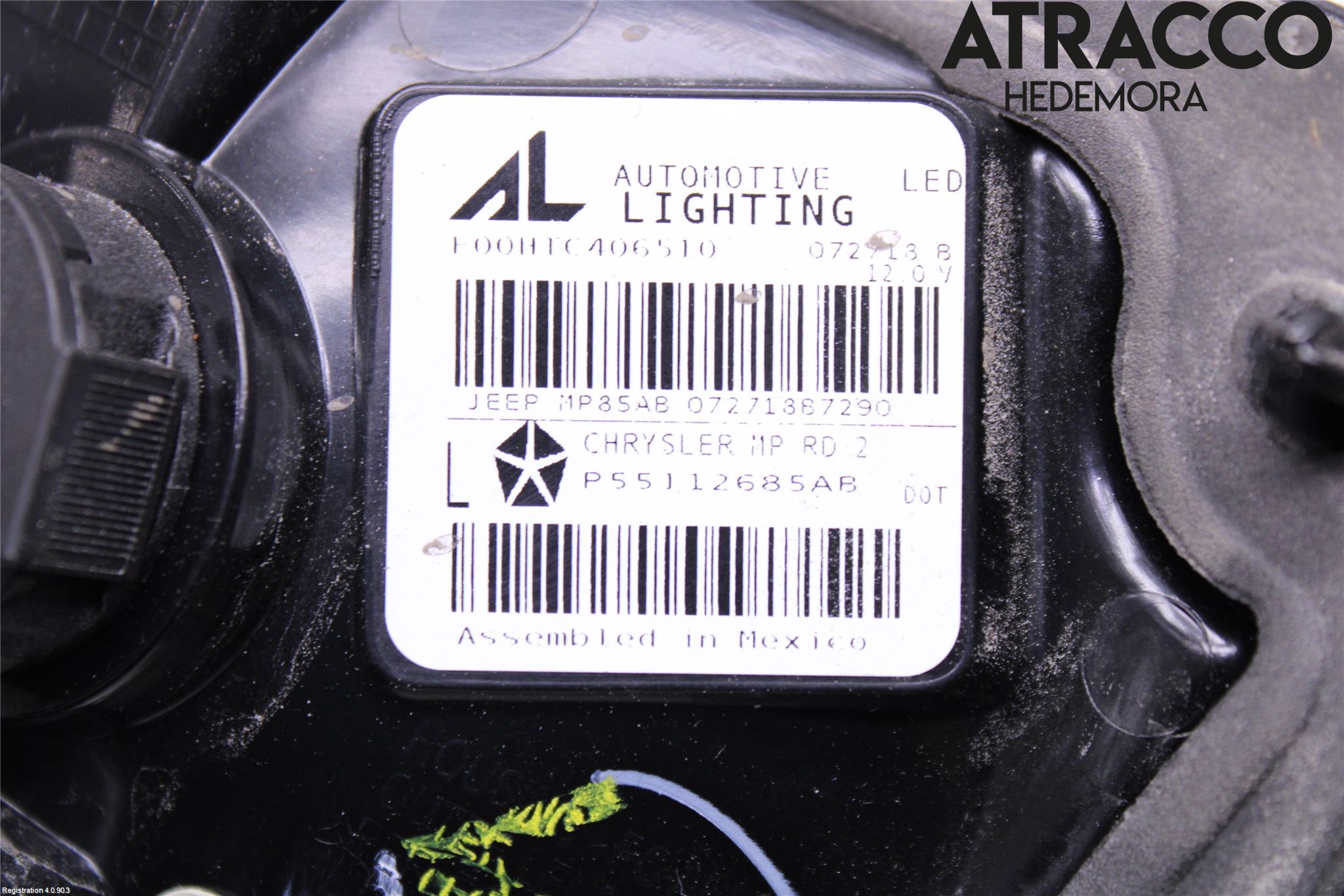 Jeep COMPASS Bakljus Lucka Vä