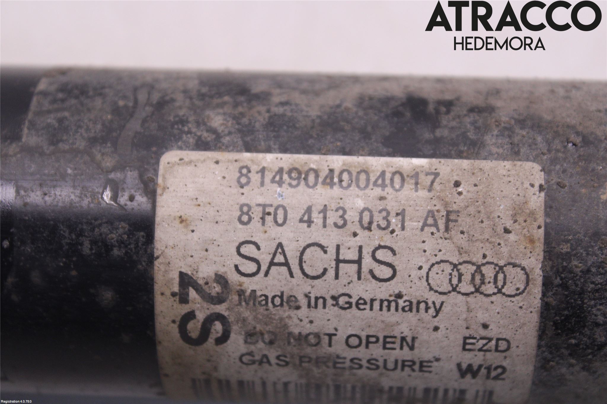 Audi A5 07-16 Fjäderben Fram Vänster