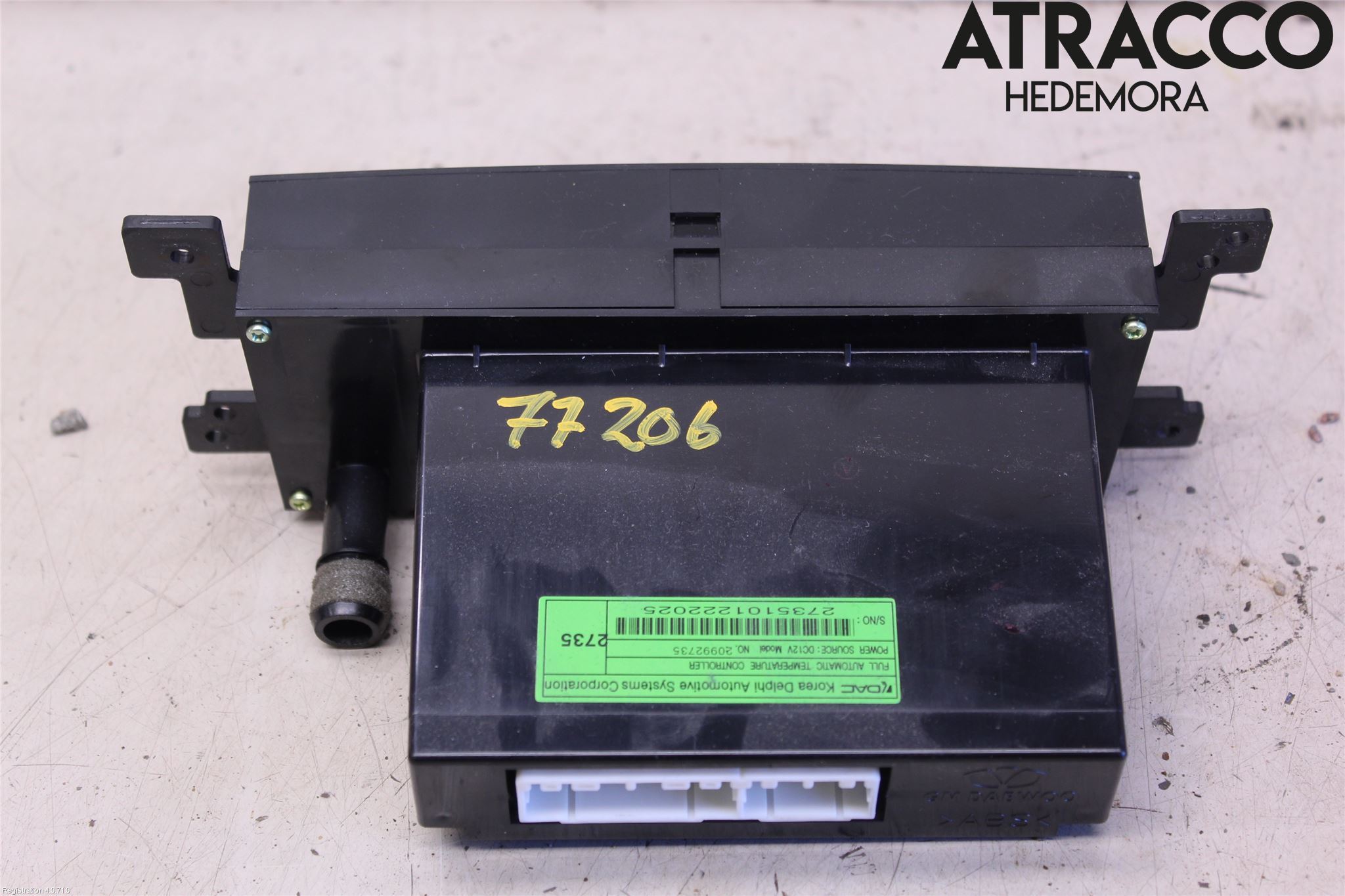 Chevrolet CAPTIVA Ac Styrenhet Ac Manöveren