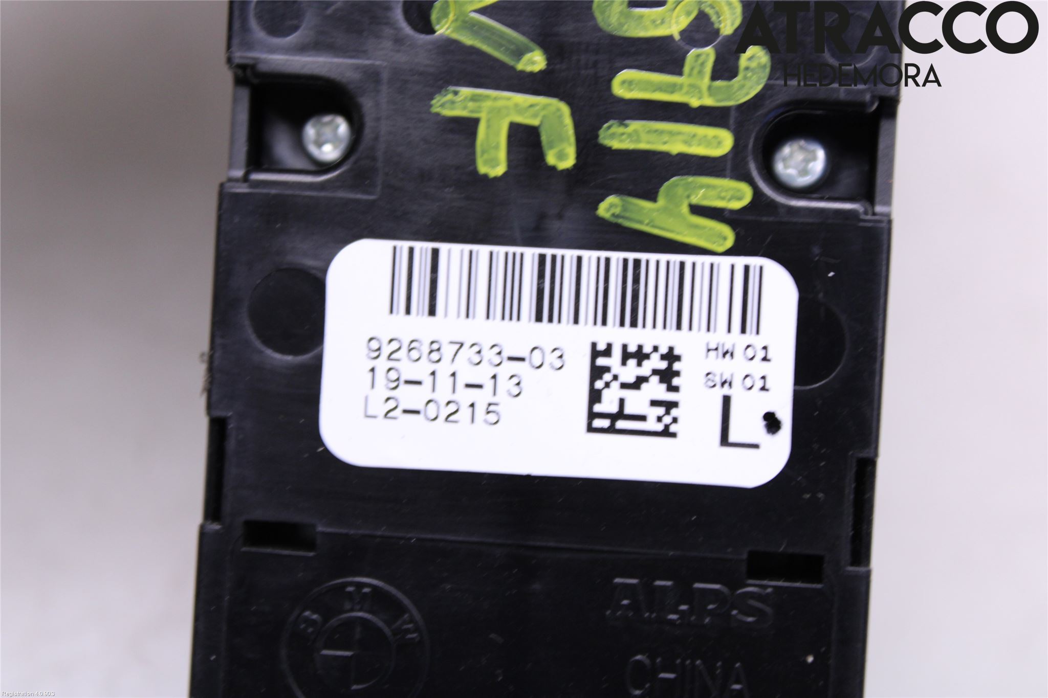 BMW 3 F30/F31/F80 12-19 Strömställare Elhiss