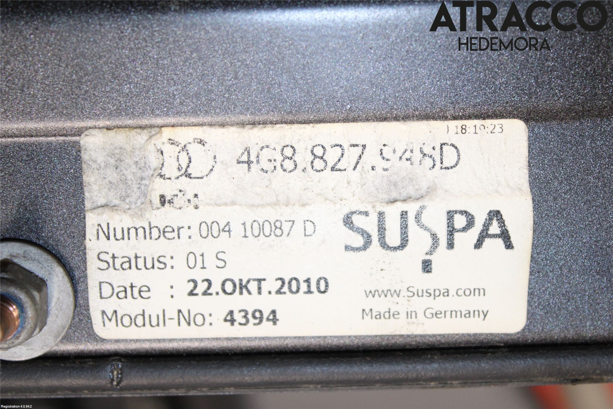 Audi A7/S7 4G 11-17 Spoiler Baklucka