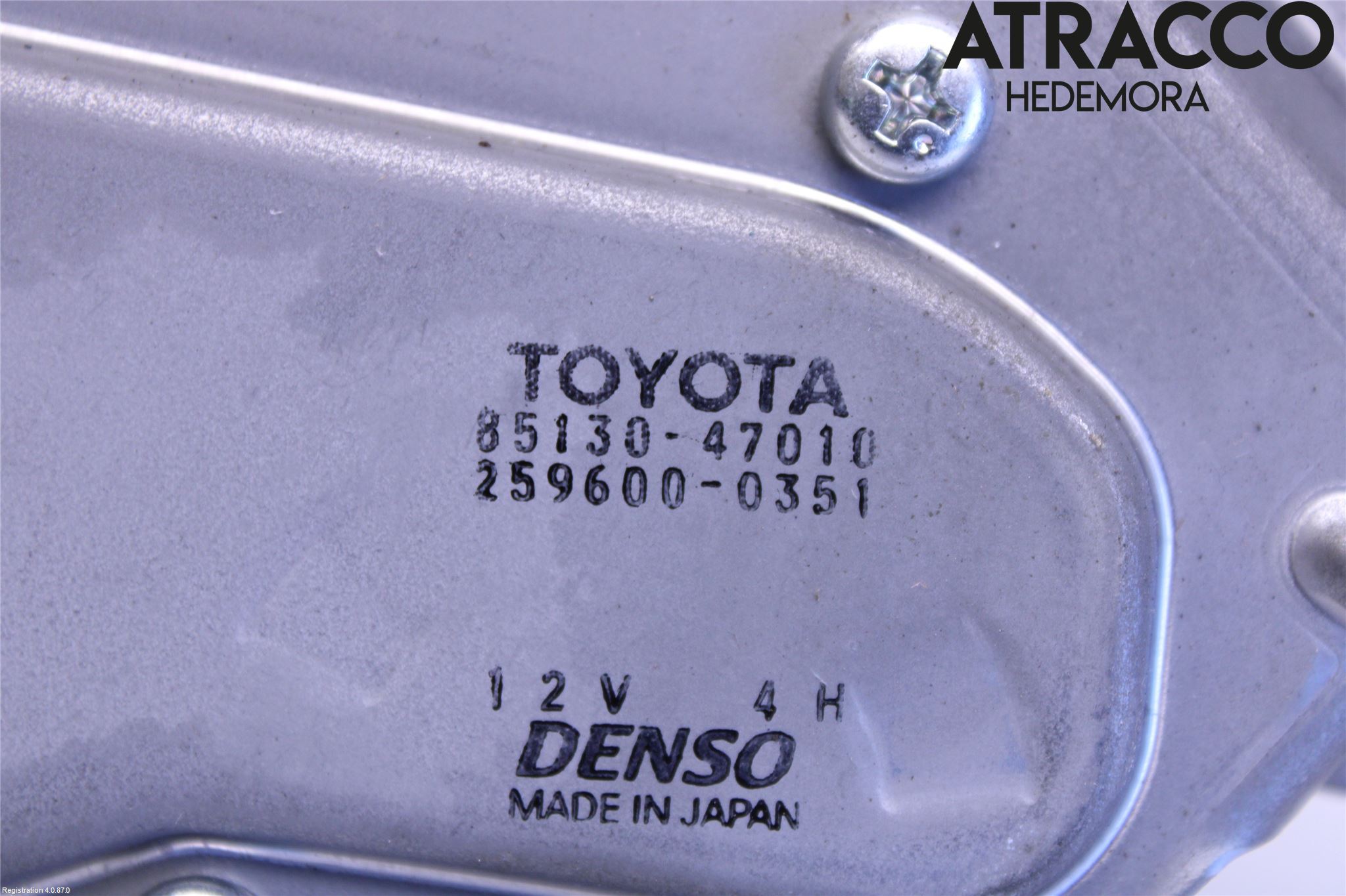 Toyota PRIUS NWH20 04-08 Torkarmotor Baklucka