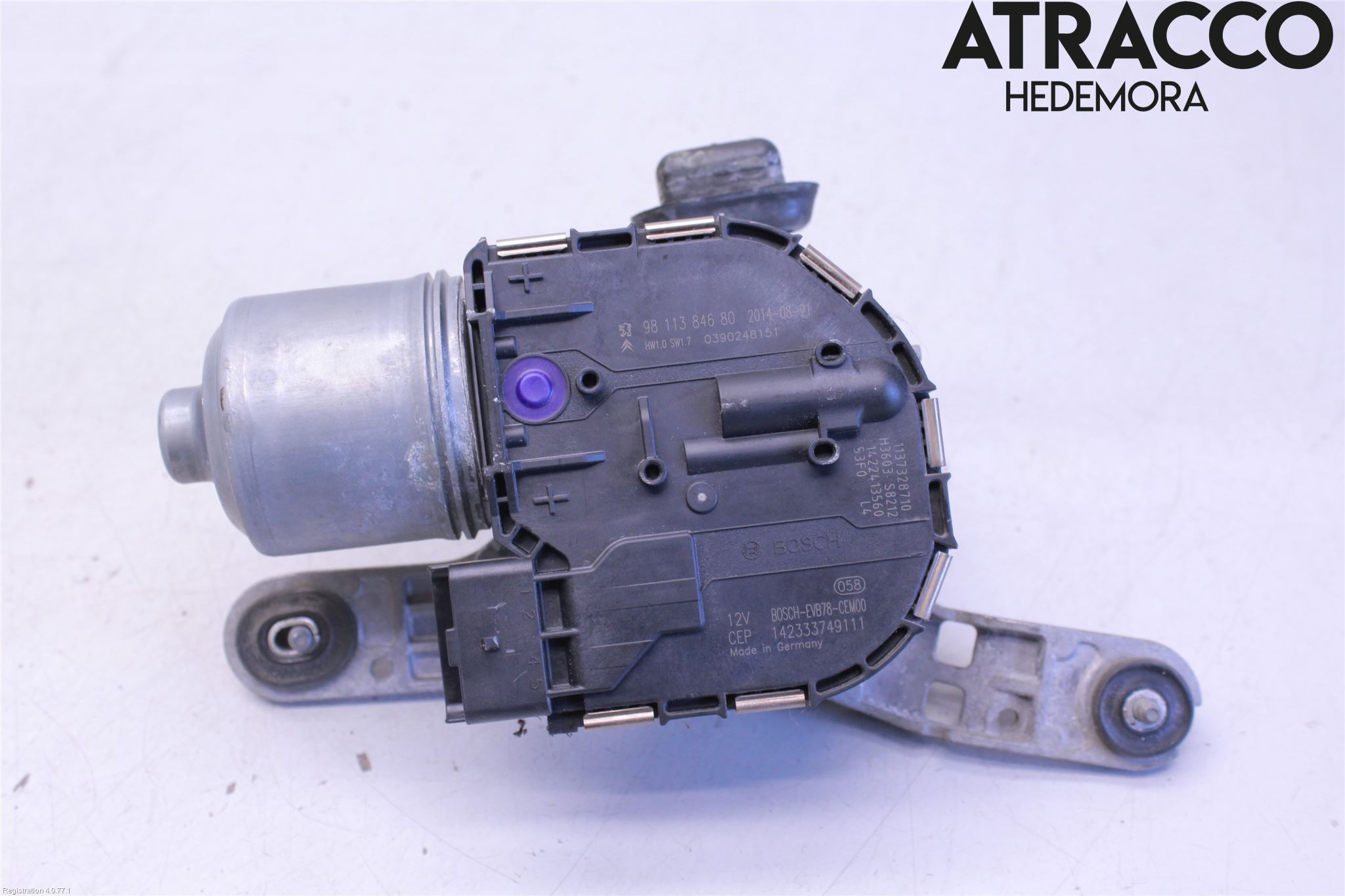 Citroen C4 GRAND PICASSO 14-18 Torkarmotor Vindruta