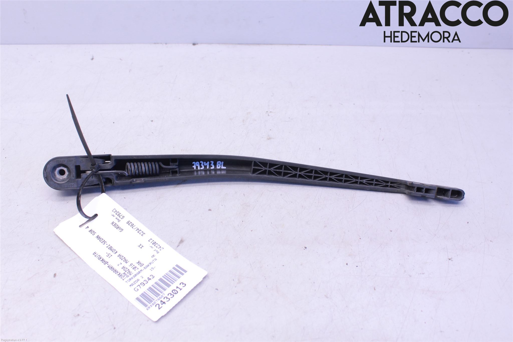 Mazda 2 (DJ) 15-22 Torkararm-Bakruta