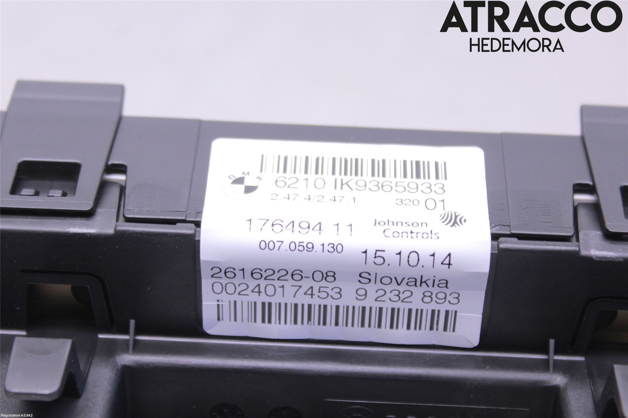 BMW 3 F30/F31/F80 12-19 Instrument Komb