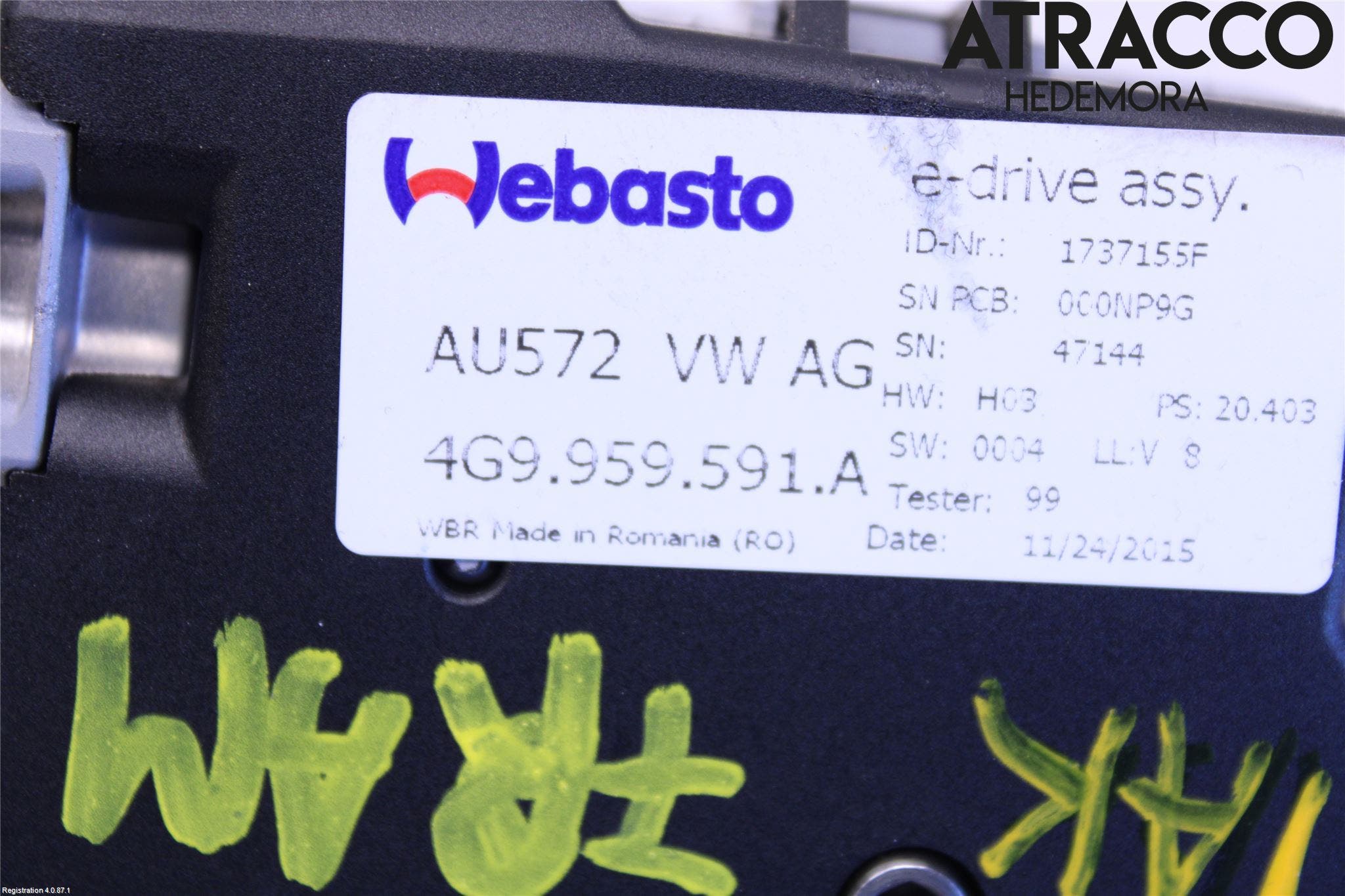 Audi A6 ALLROAD 12-18 Taklucksmotor