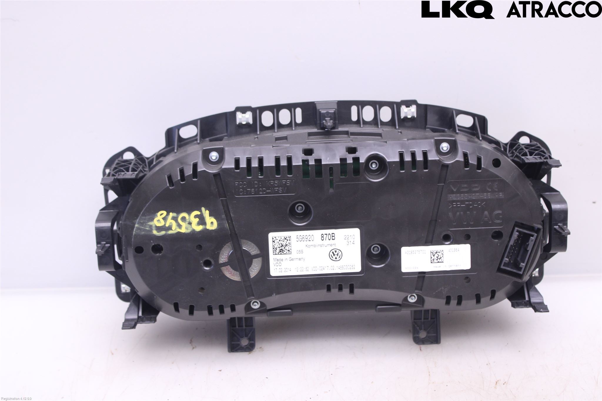 Volkswagen VW GOLF / E-GOLF VII 13-20 Instrument Komb