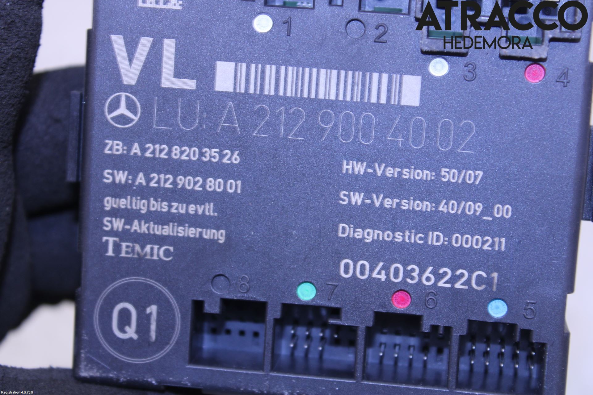 Mercedes-Benz MB C-KLASS (W204) 07-15 Styrenhet Dörr