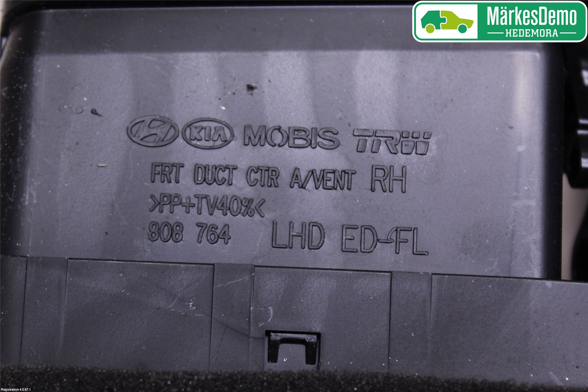 Kia CEED 06-12 Defrosterkanal-Munstycke