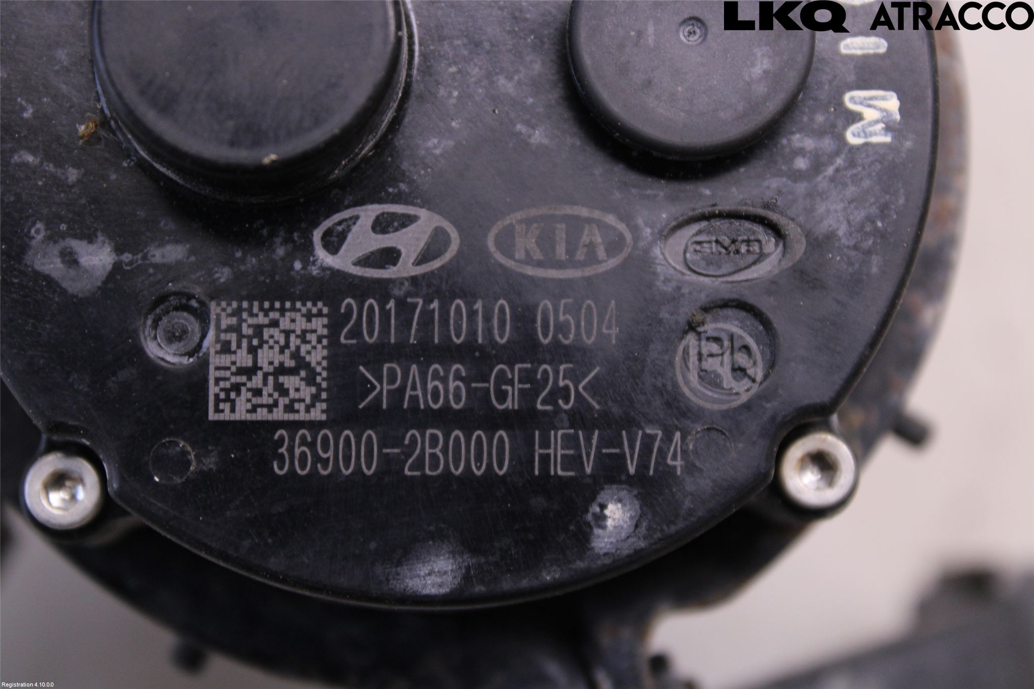 Kia NIRO (DE) 17-22 Värme Cirkulationspump