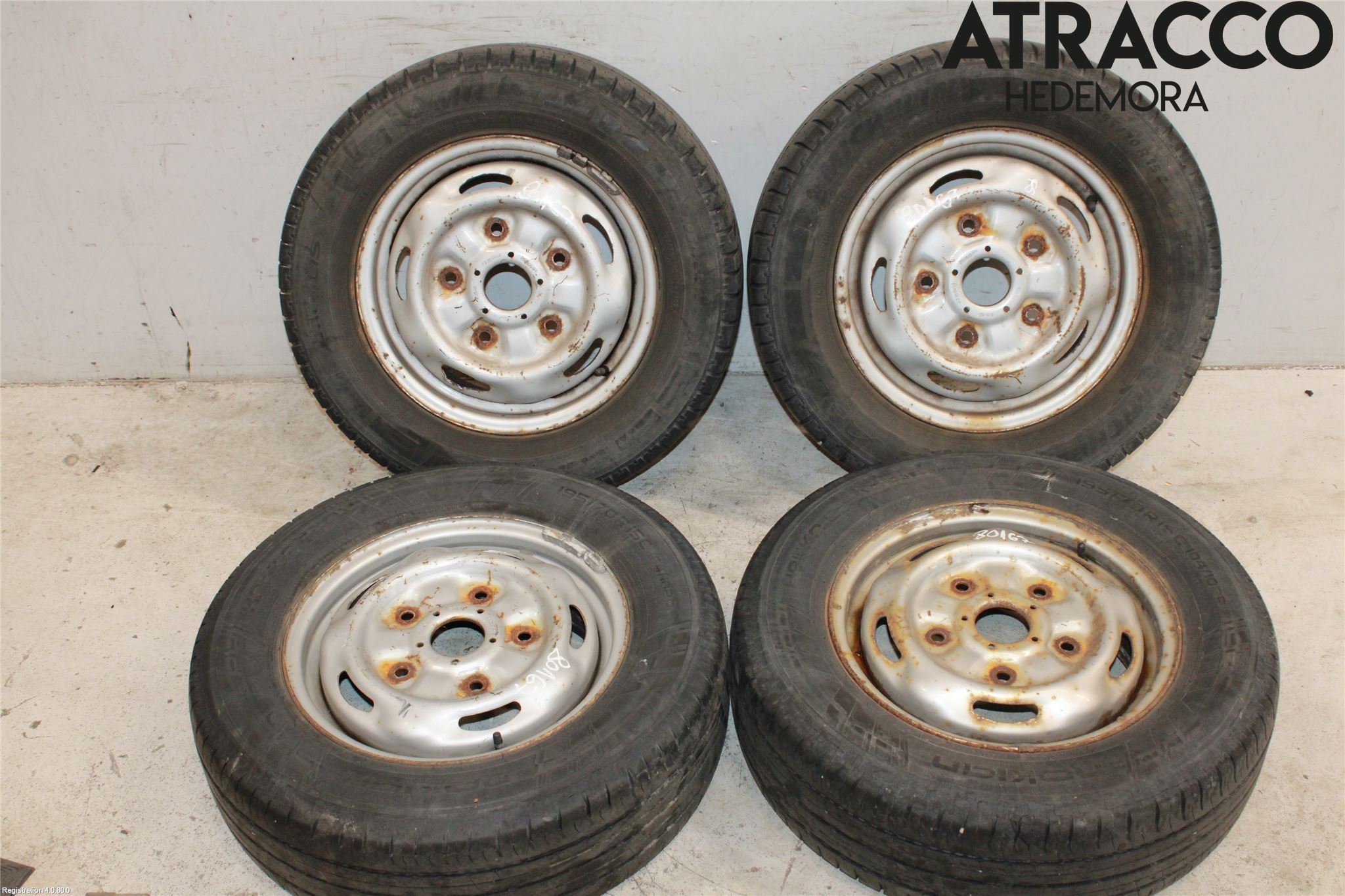 Ford TRANSIT    00-06 Sommardäck Plåtfälg 4St